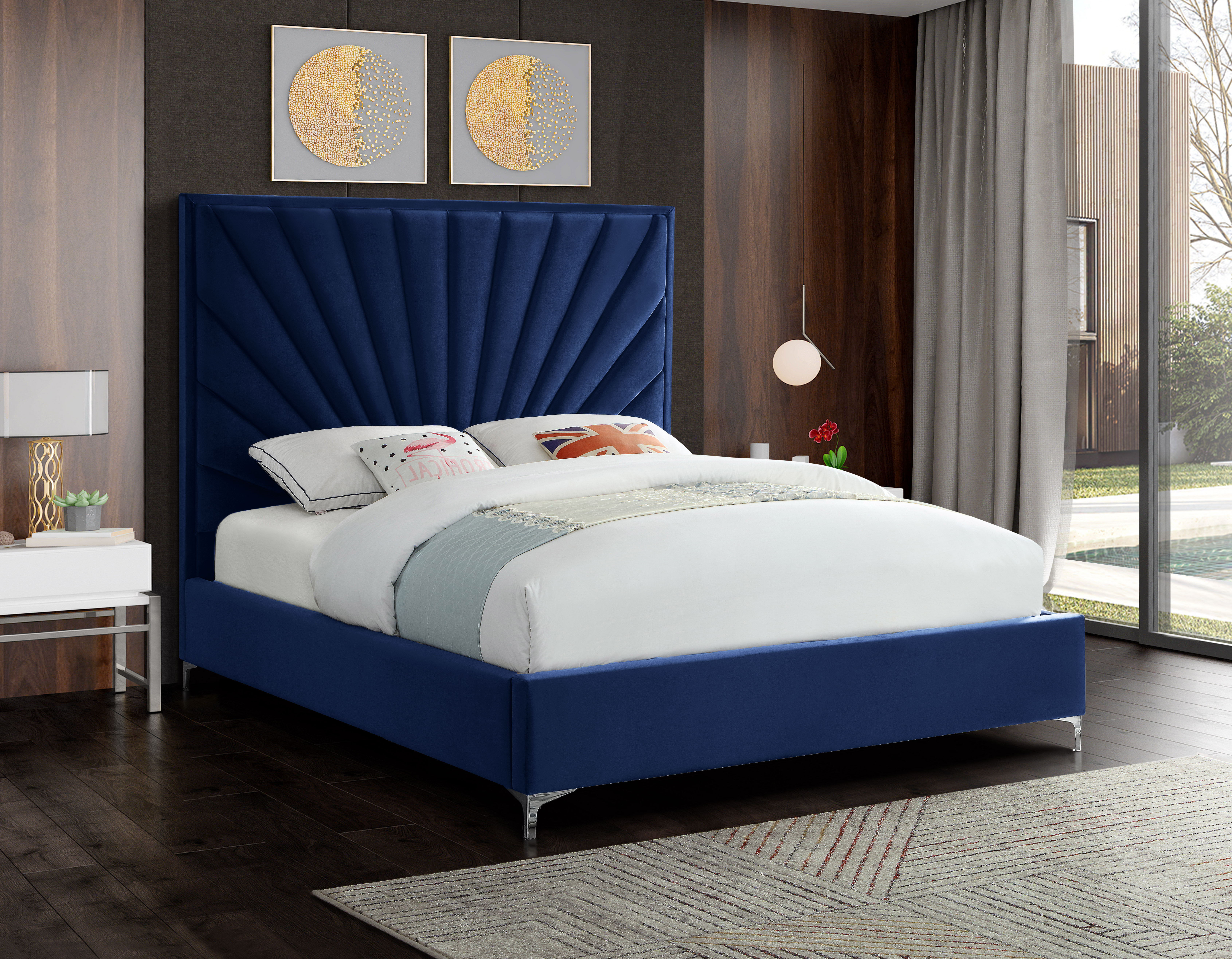 Eclipse - King Bed - Navy