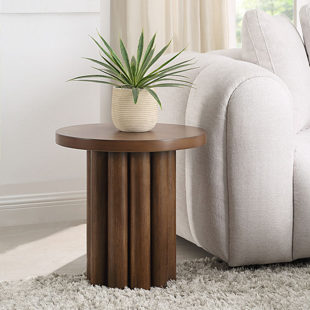 Sanat - End Table - Brown, dark brown, view 6