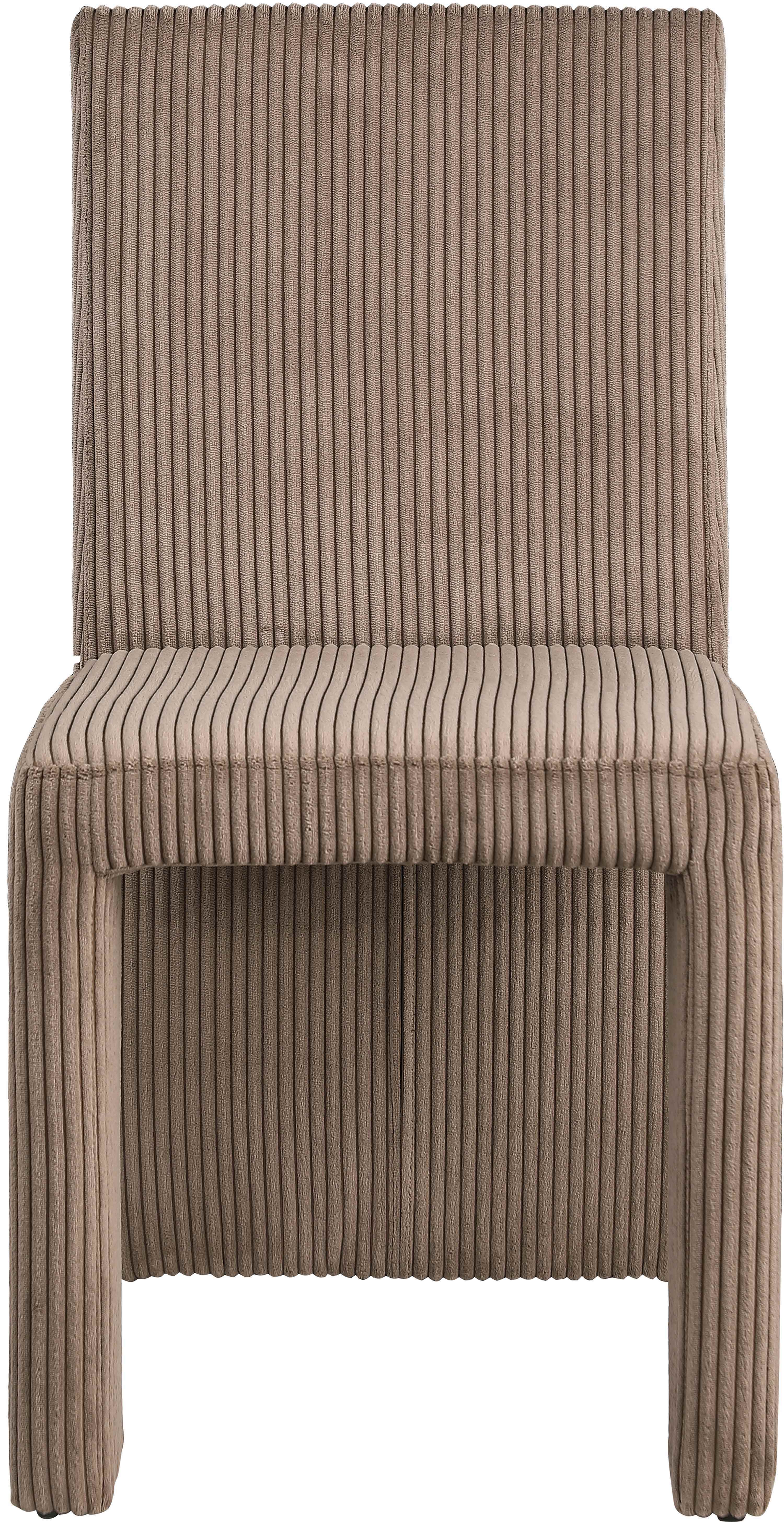 Benson - Microsuede Dining Chair (Set of 2) - Brown