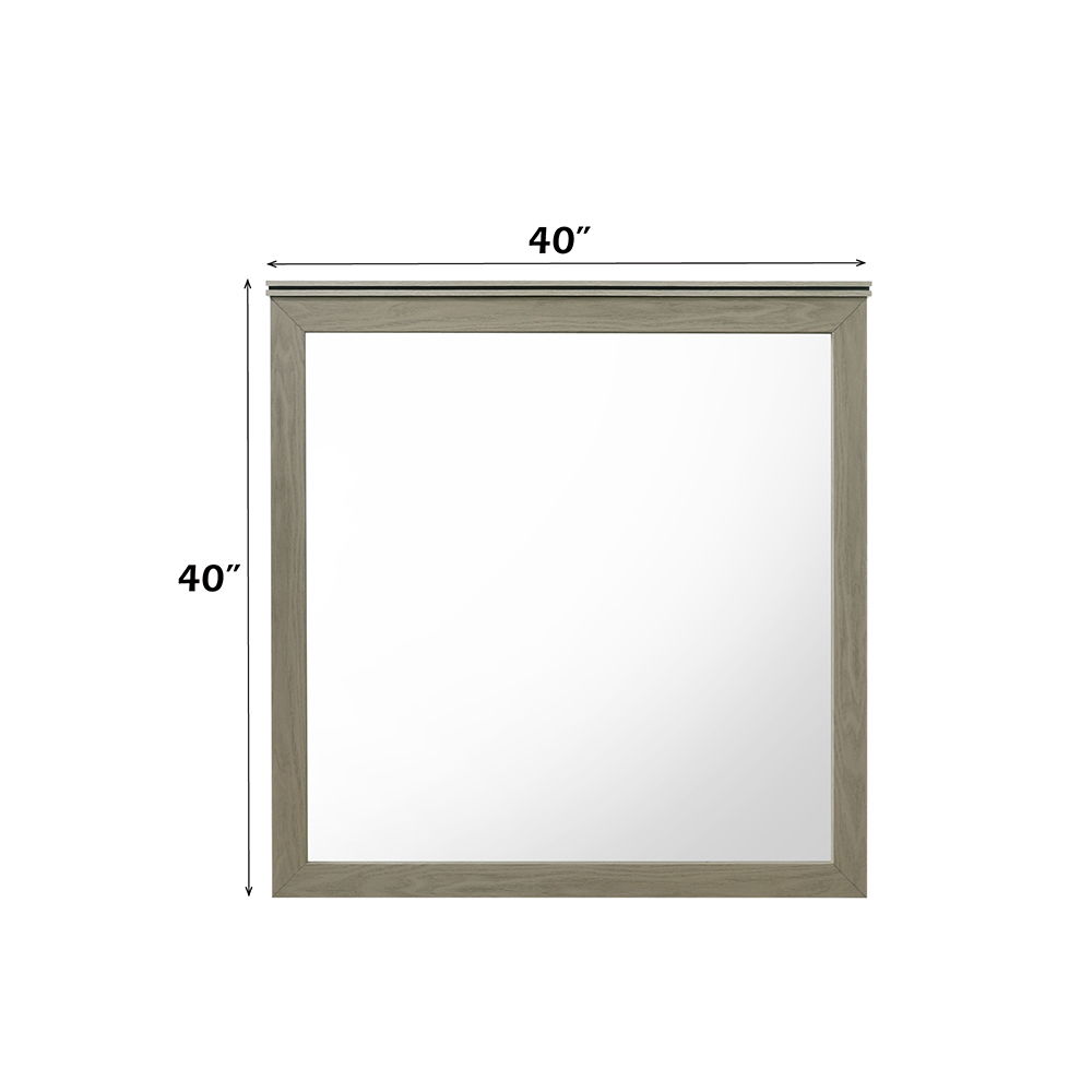 Joanna - Mirror - Weathered Gray, gray, view 3