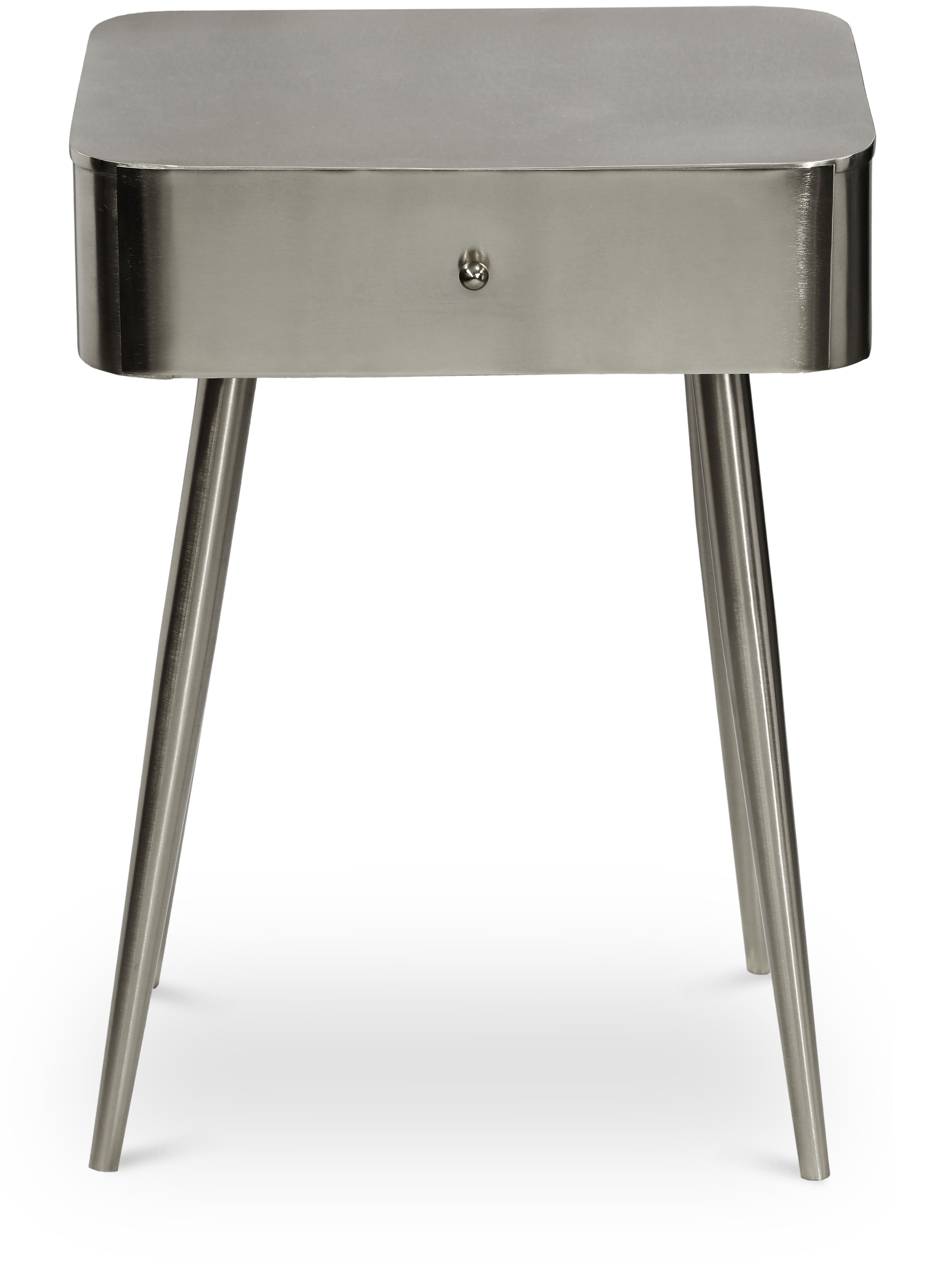 Rylan - Night Stand - Brushed Silver