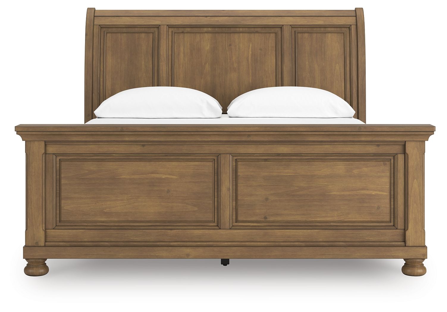 Ashley Furniture Feddinger - California King Sleigh Bed - Medium Brown - Image 5