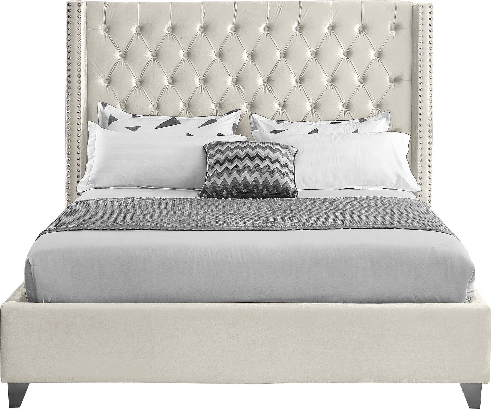 Aiden - Full Bed - Cream