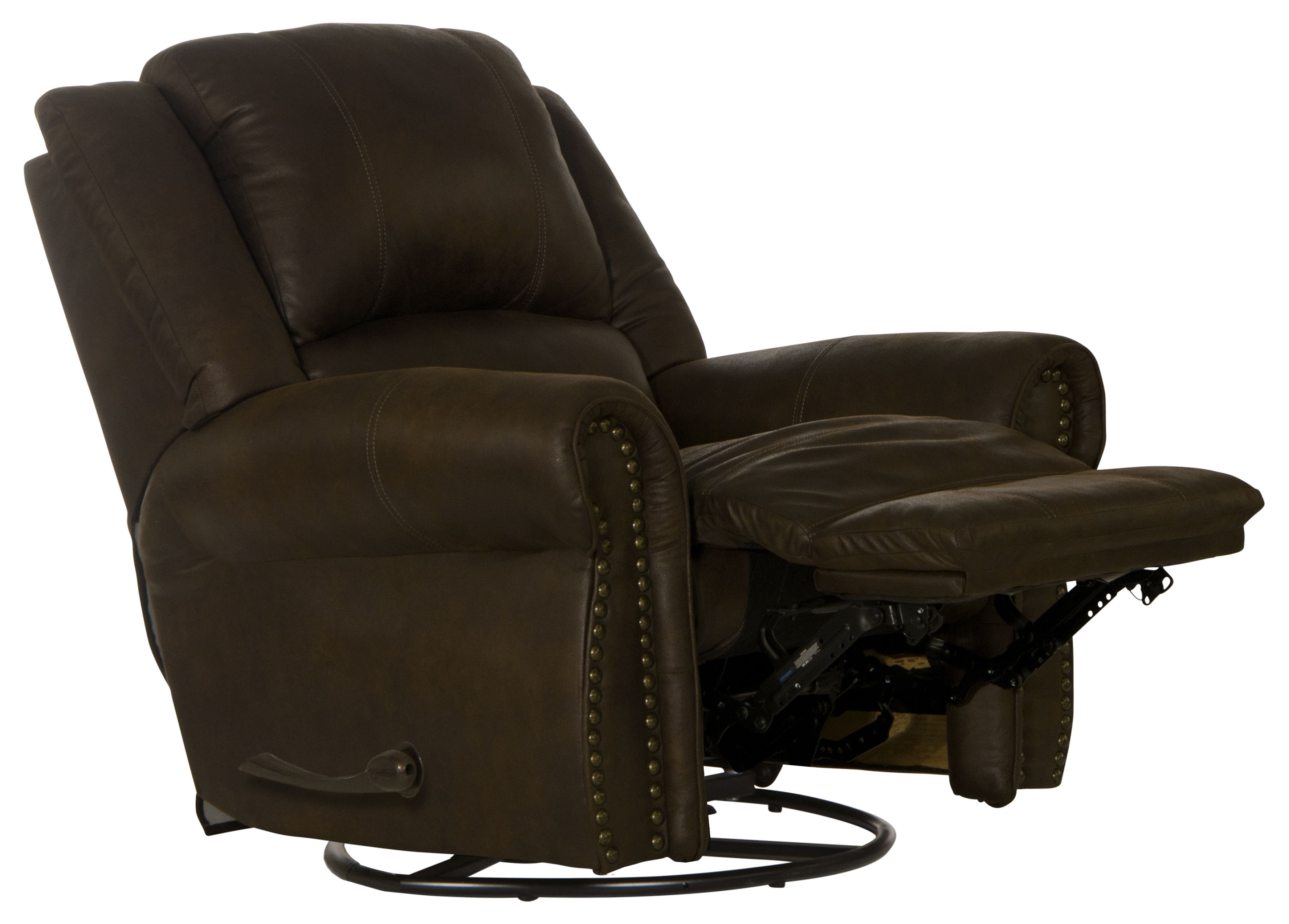 Pickett - Swivel Glider Recliner - Walnut