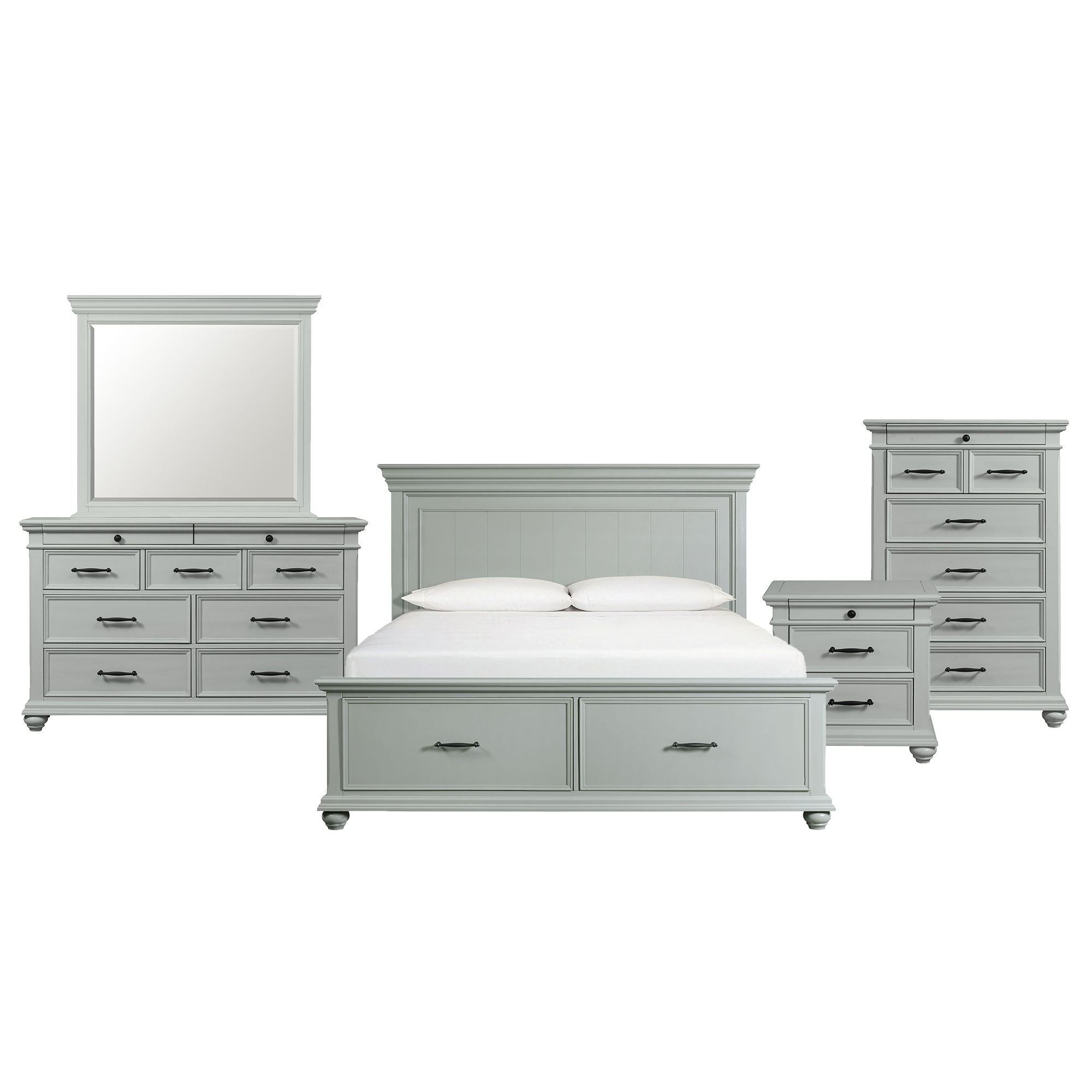 King · 5 Pc · Bedroom Set