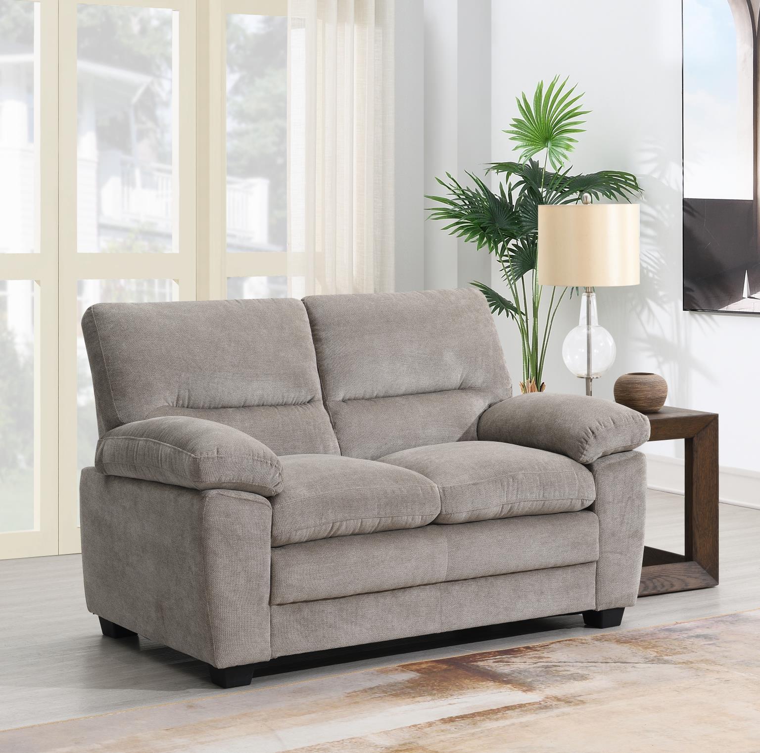 U531 - 2 Piece Living Room Set (Sofa & Loveseat) - Gray