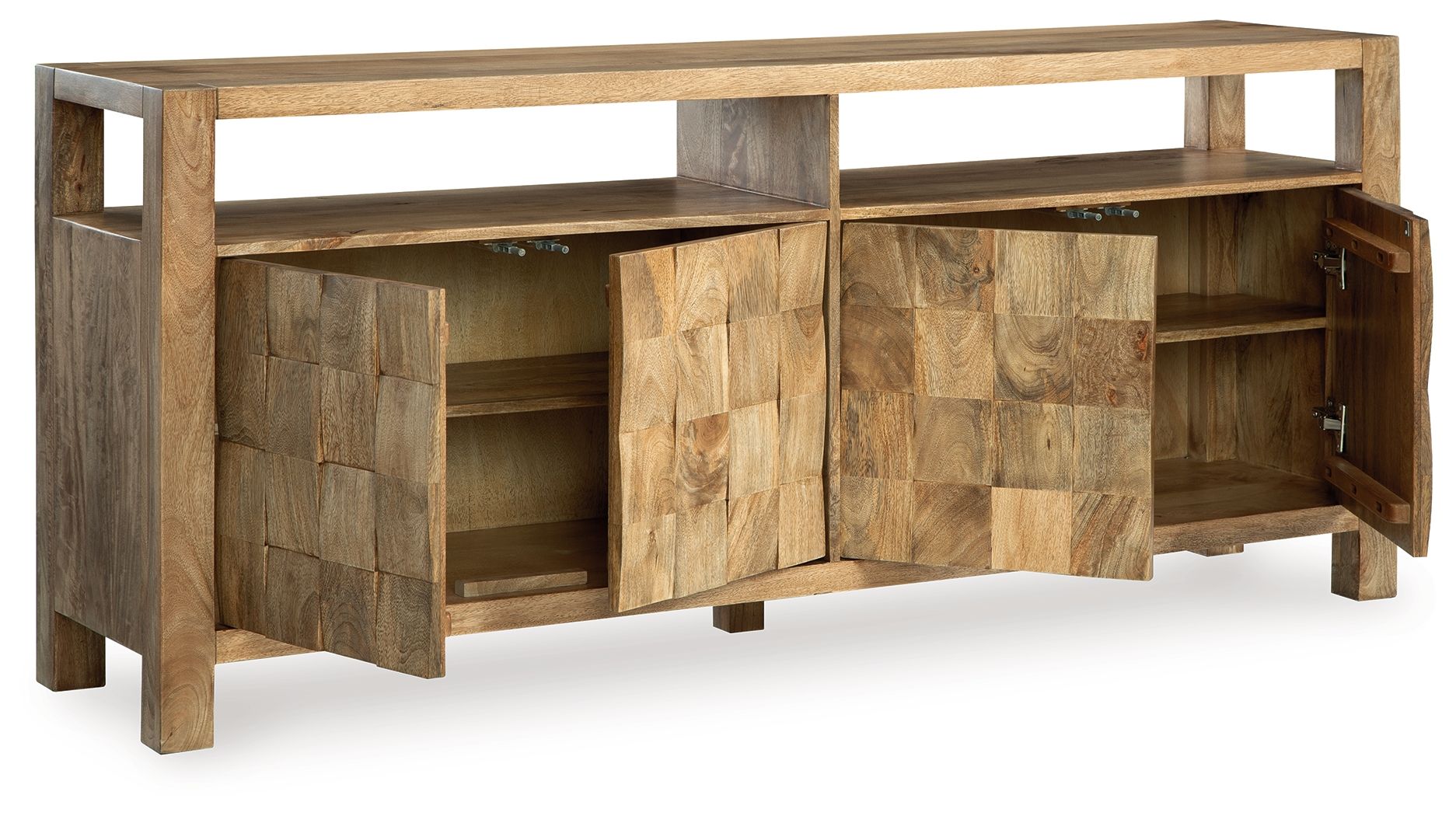 Ashley Furniture Hudwick - Accent Cabinet - Natural Brown - Image 3