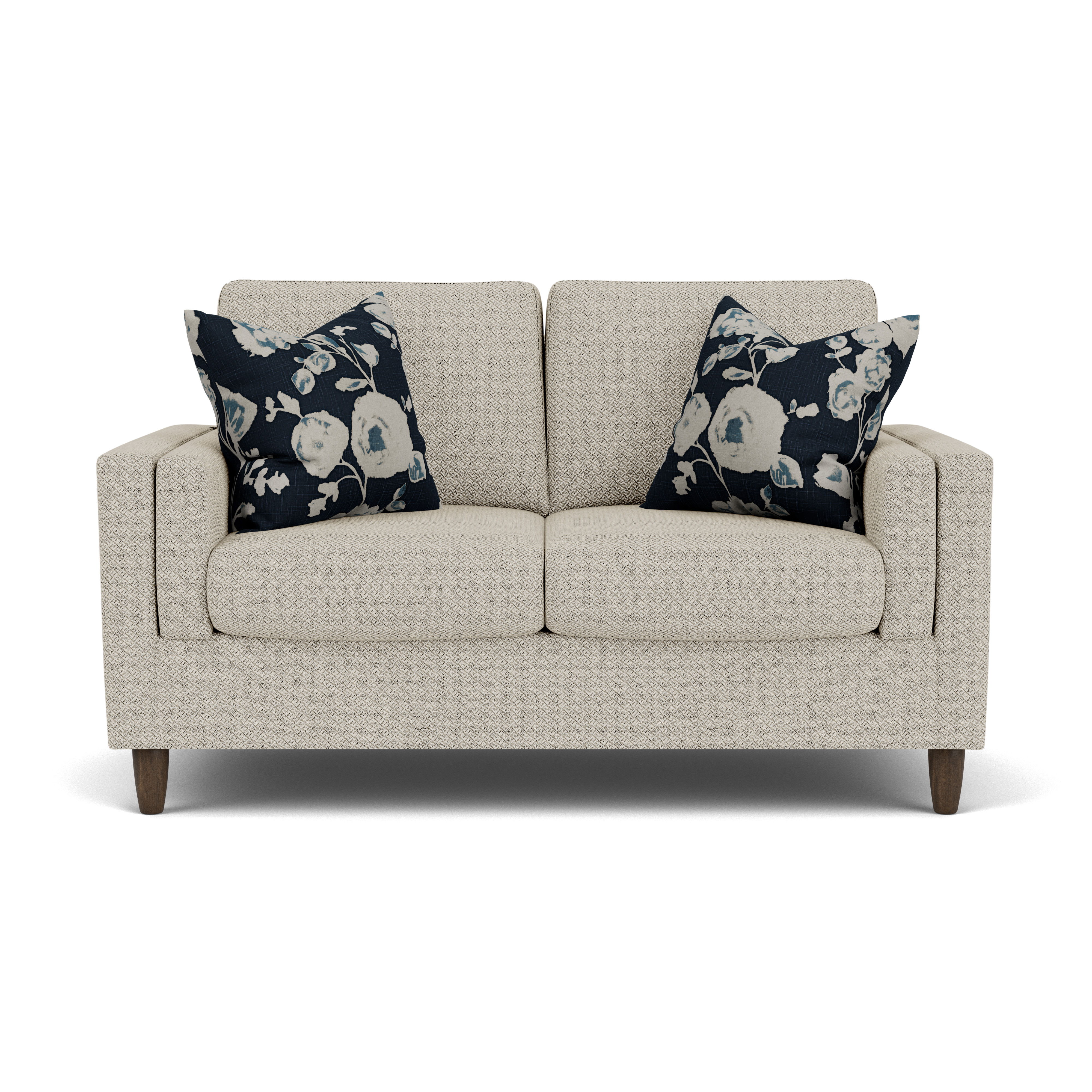 Thomas - Fabric Loveseat, white, view 6
