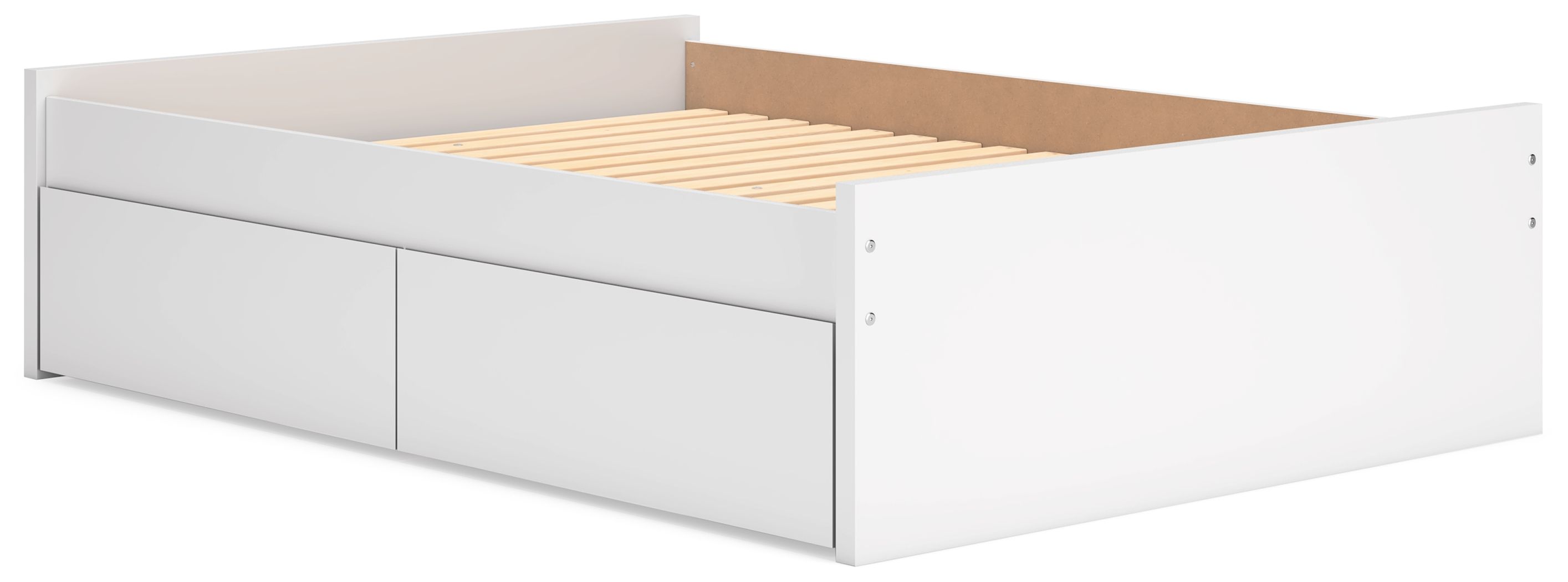 Onita - Full Platform Bed With 2 Side Storage - White