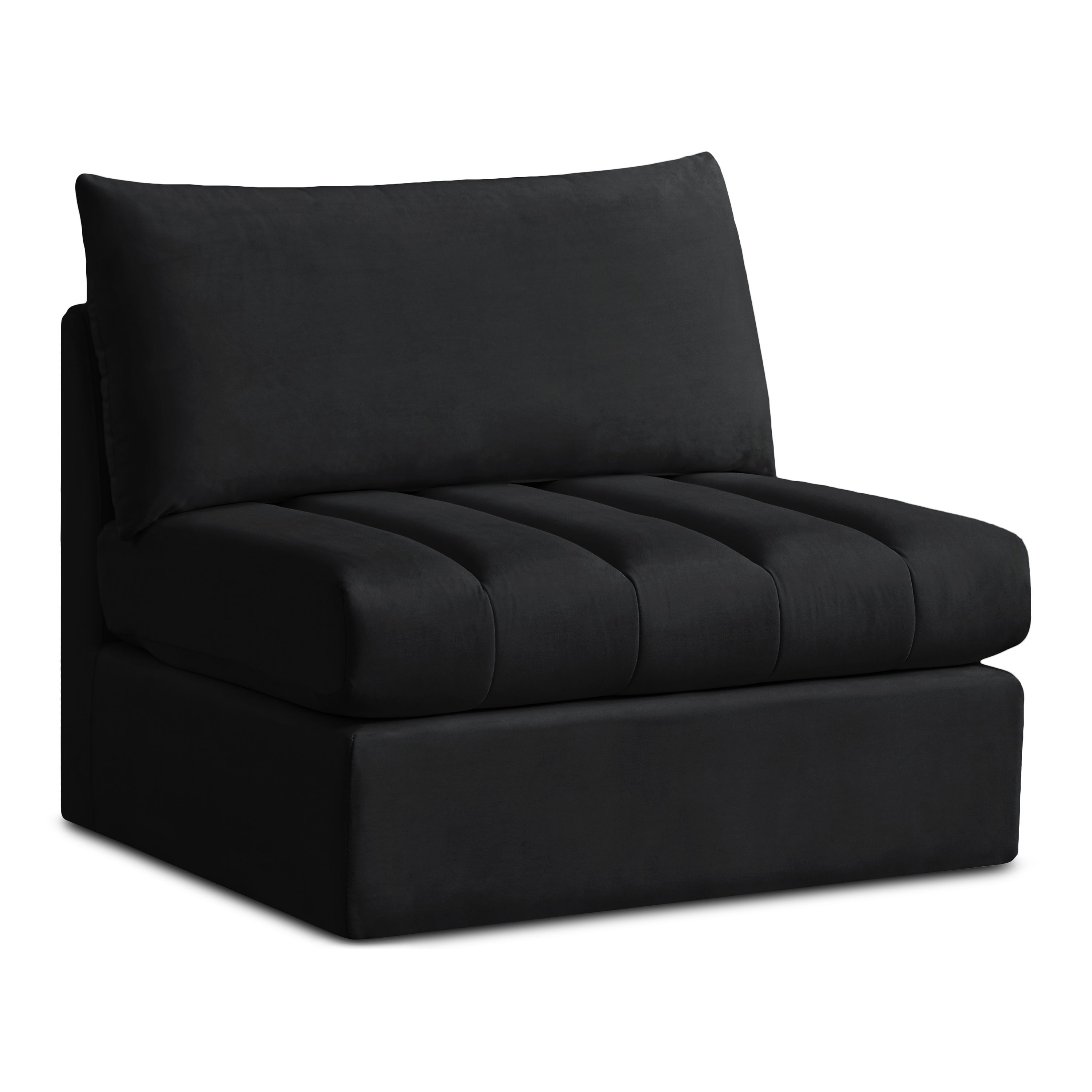 Jacob - Armless Chair - Black