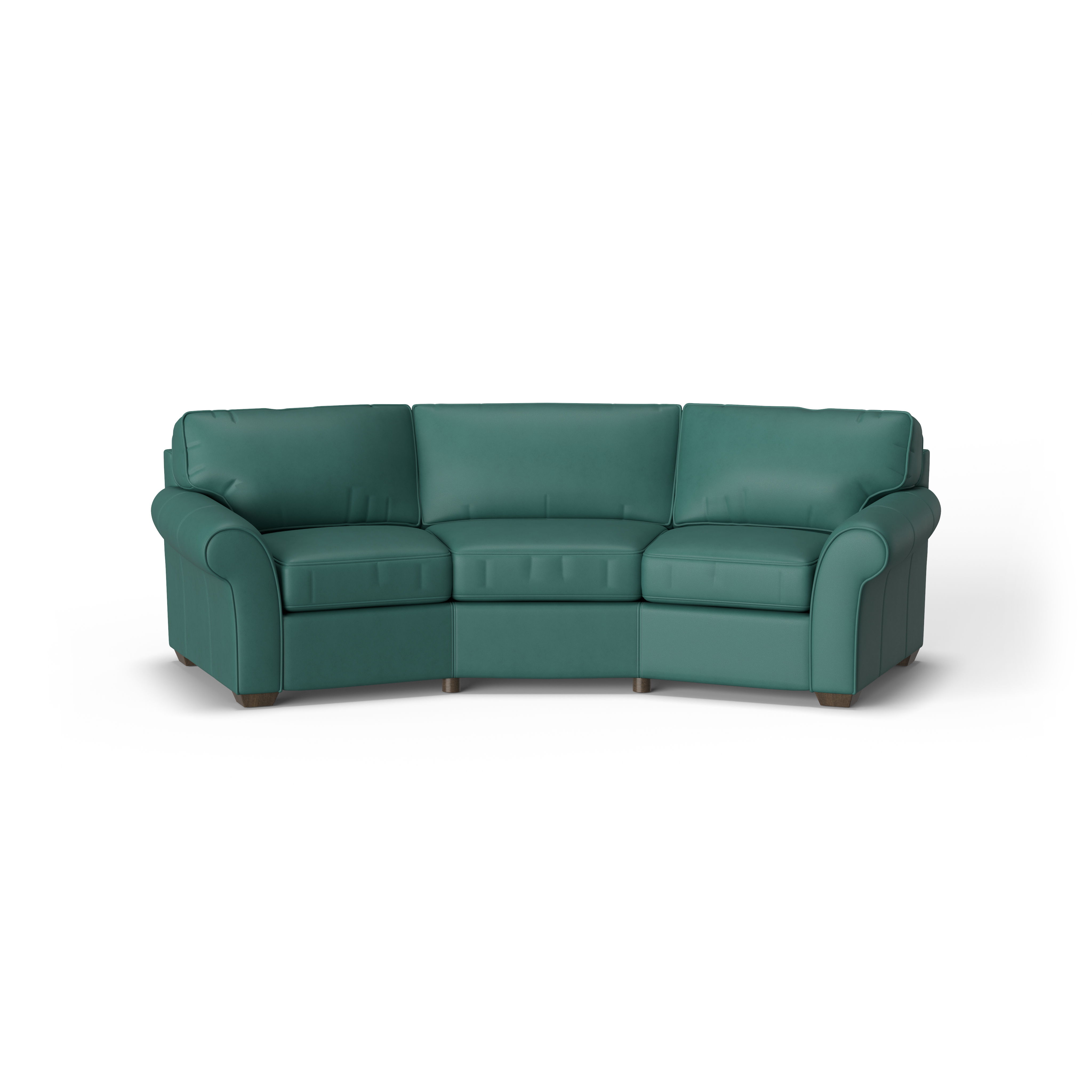 Vail - Leather Conversation Sofa, dark red, view 8