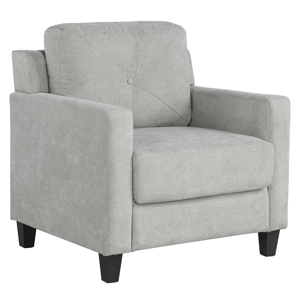 Horatio - Chair - Taupe Chenille, gray