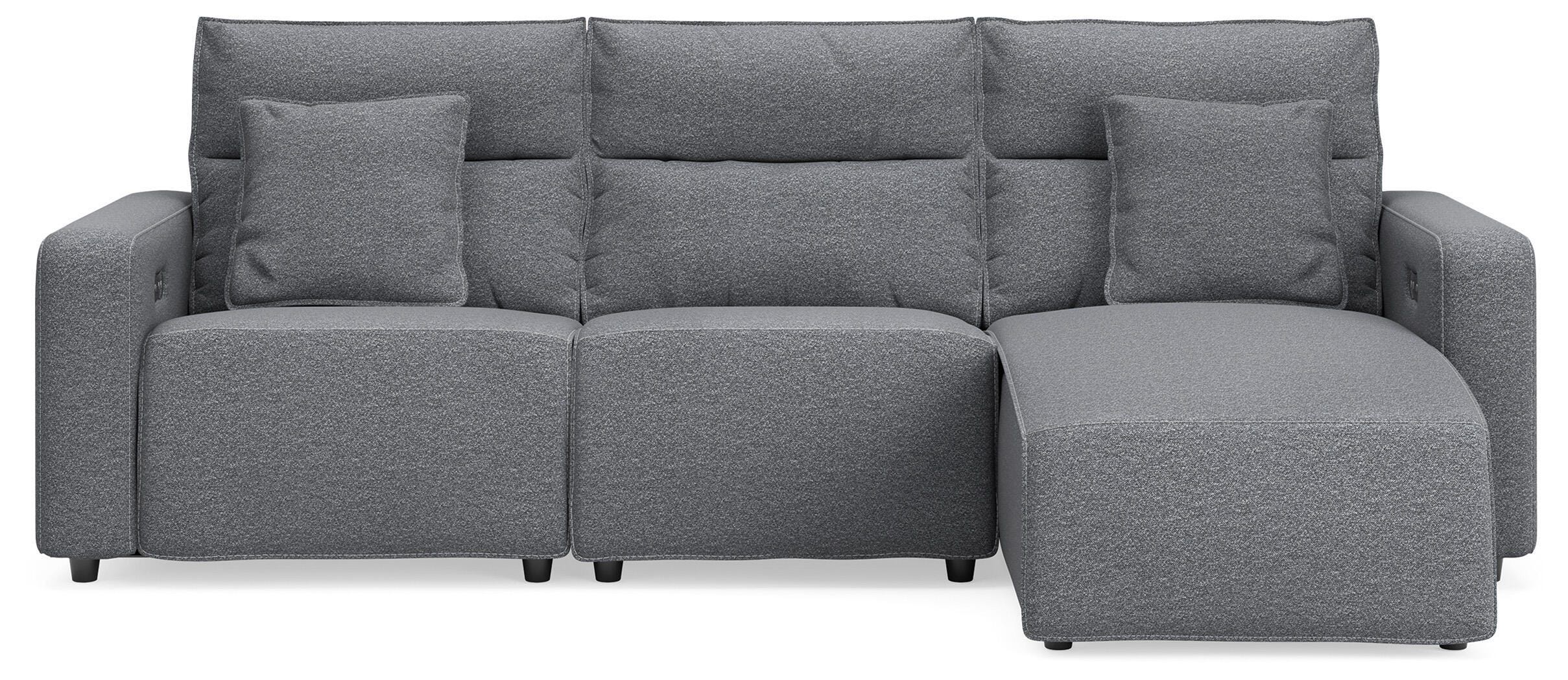 3 Pc · Power Reclining Sofa With RAF Press Back Power Chaise