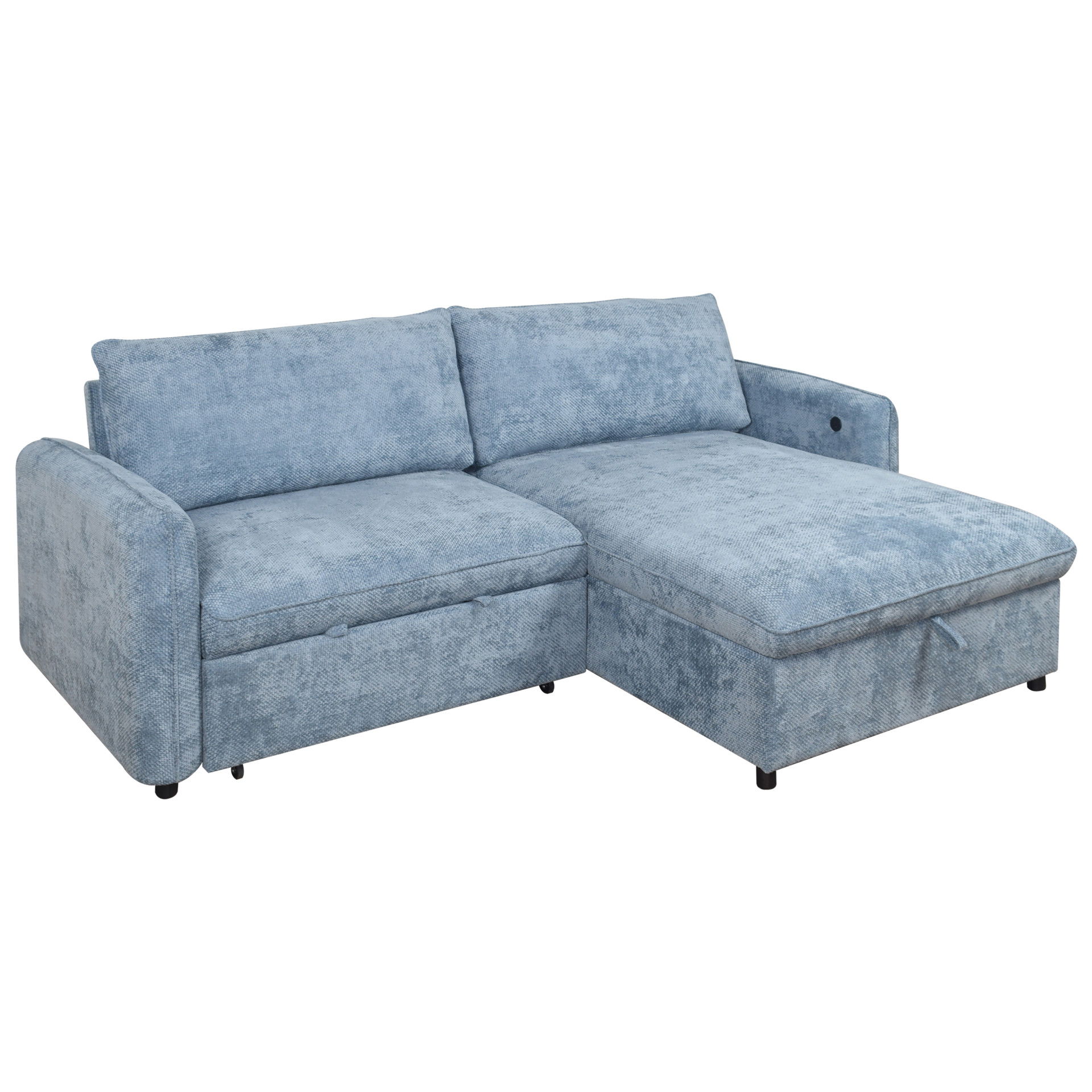 Finn - Loveseat With Pop Up Sleeper - Blue