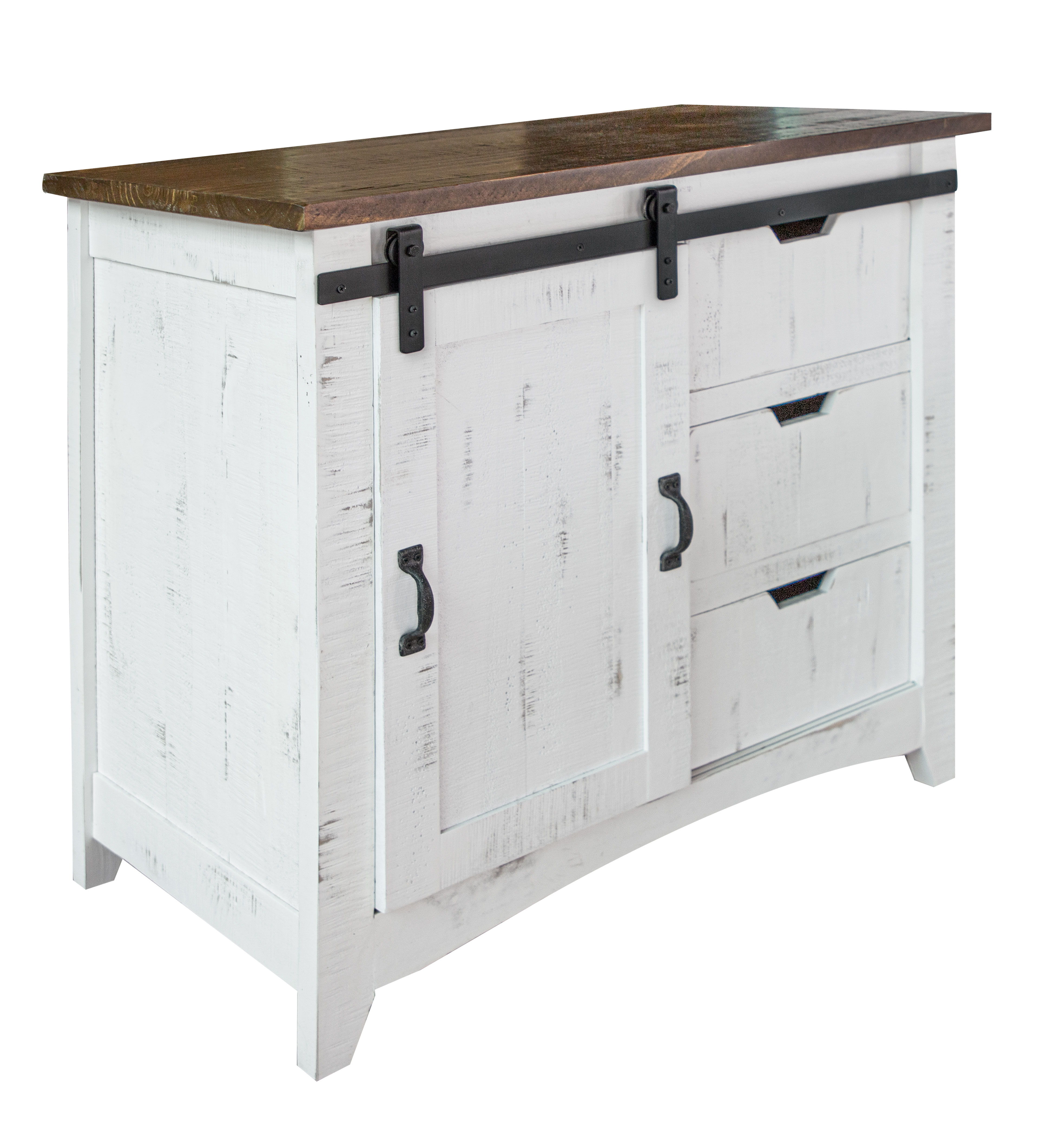 International Furniture Direct Pueblo White - Chest - White