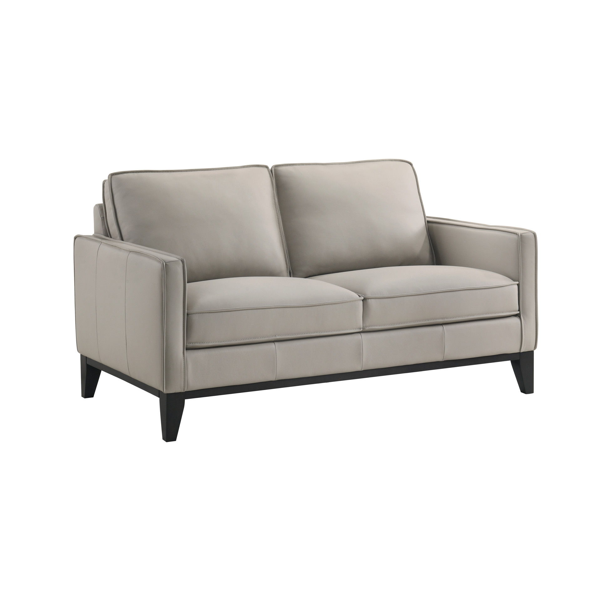 Aaron - Loveseat - Mist Gray, gray