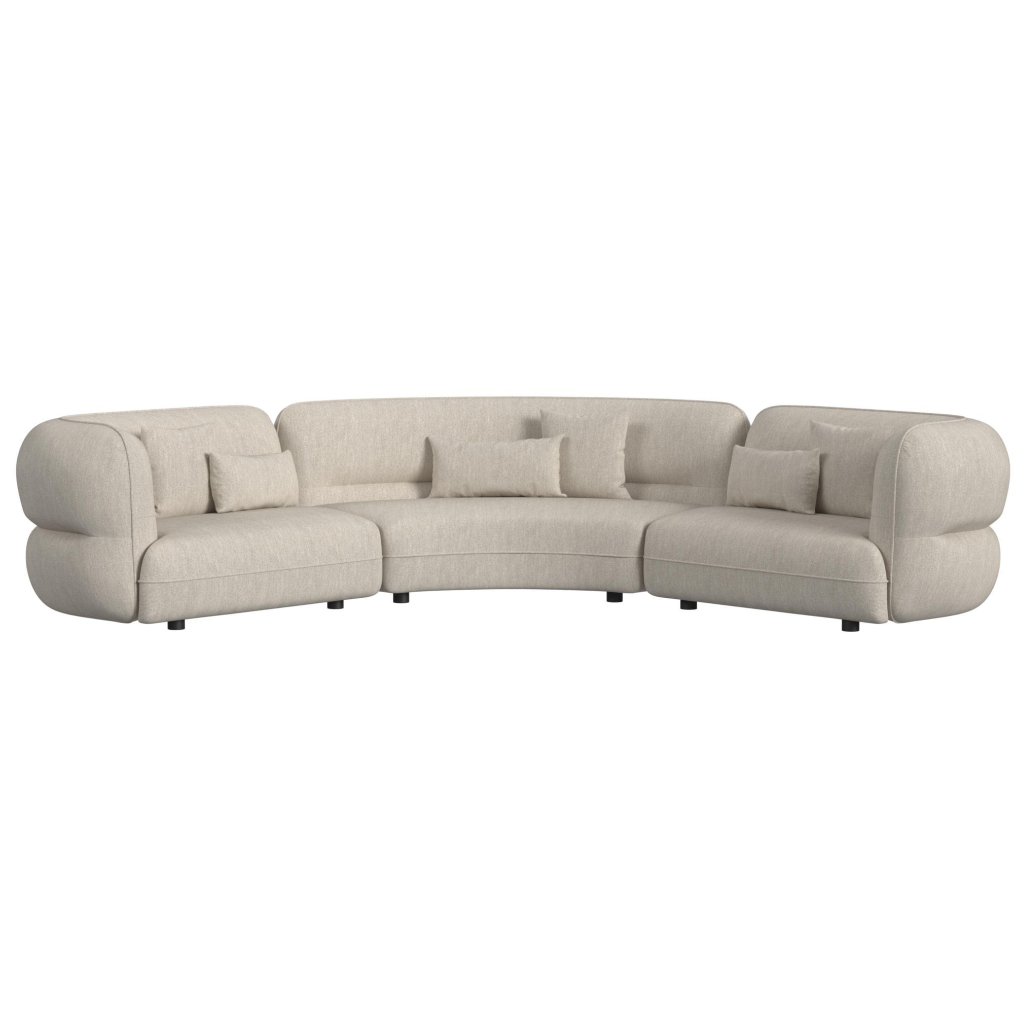 Four Seasons - Wedge With 2 Pillows - Camel
