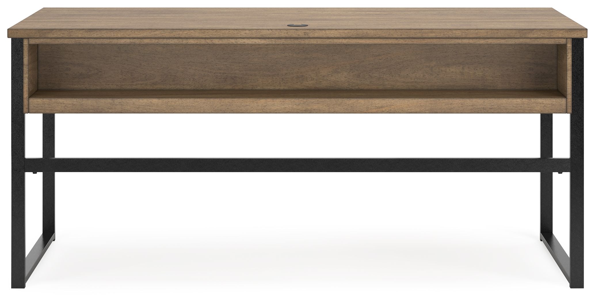 Ashley Furniture Montia - Home Office Desk - Light Brown - Image 6