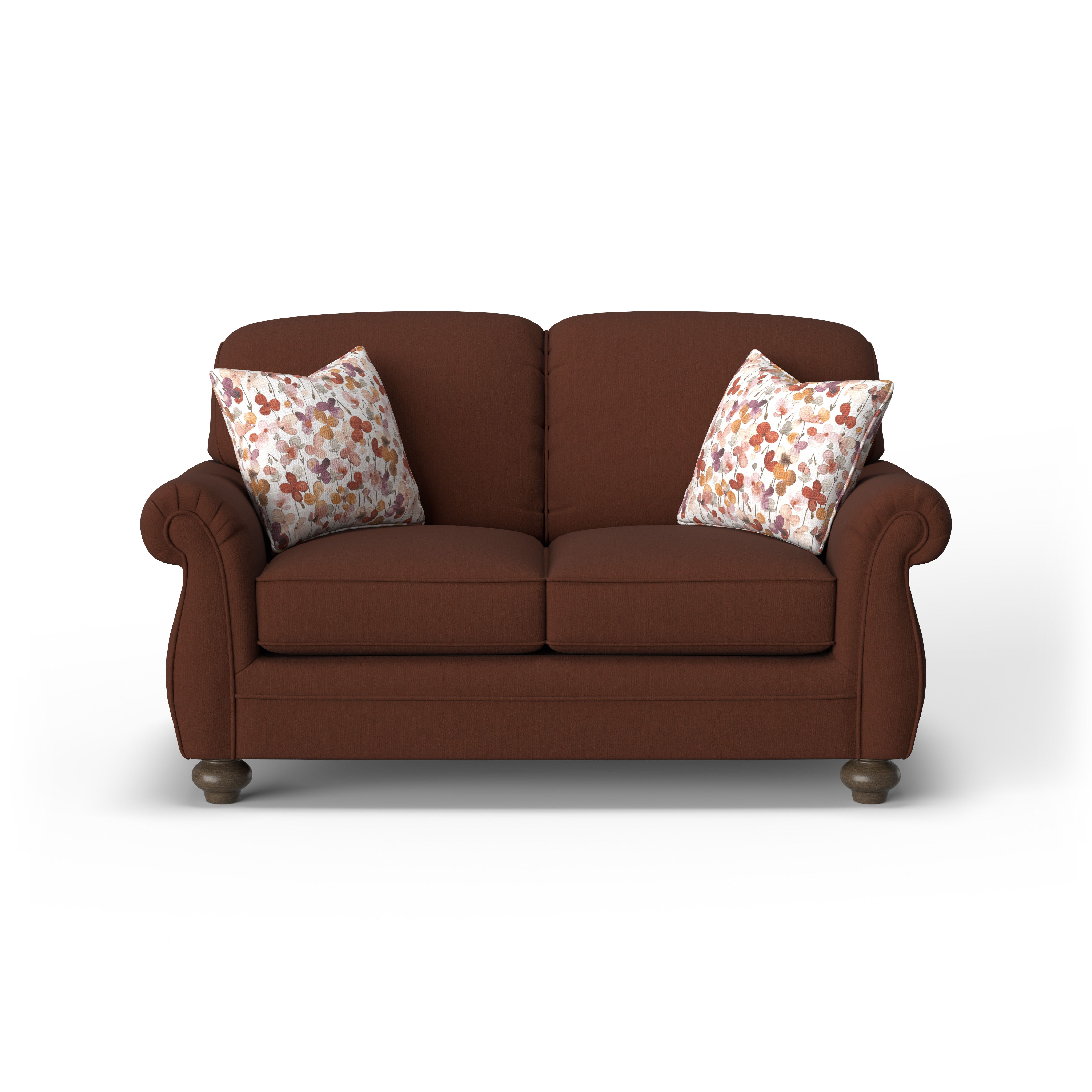 Winston - Fabric Loveseat, light gray, view 5