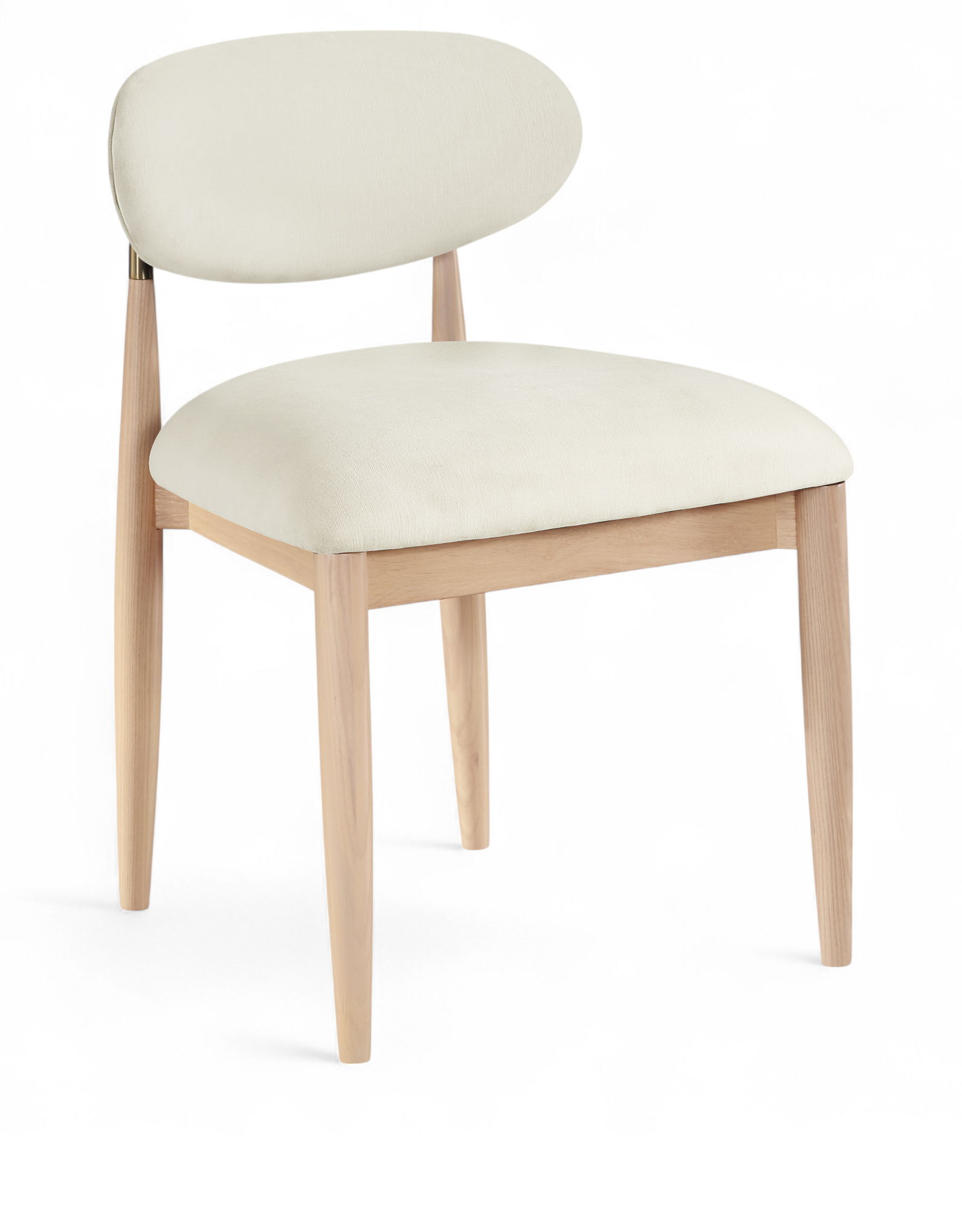 Riccio - Performance Fabric Dining Side Chair (Set of 2) - Cream