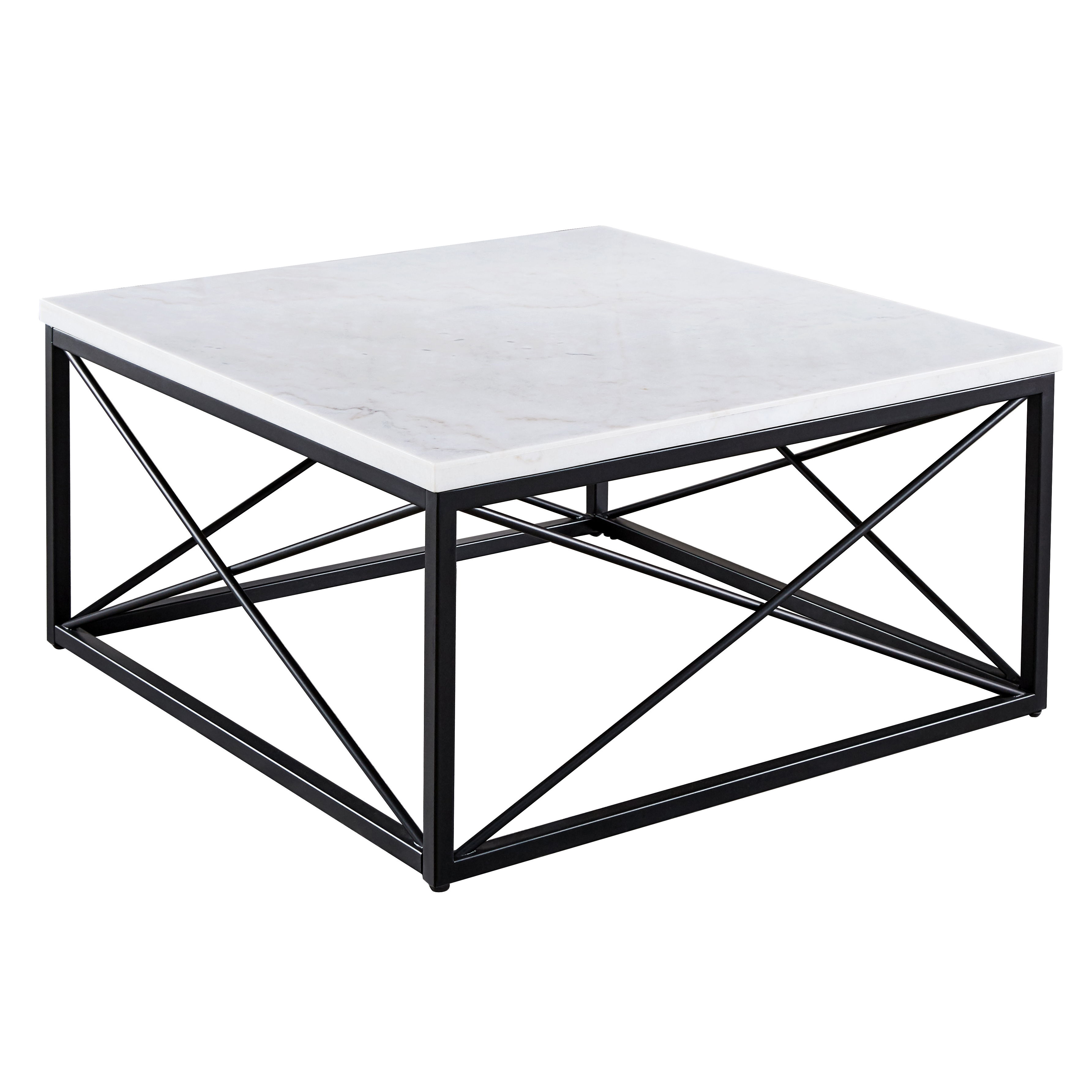 Skyler - Coffee Table - White / Black