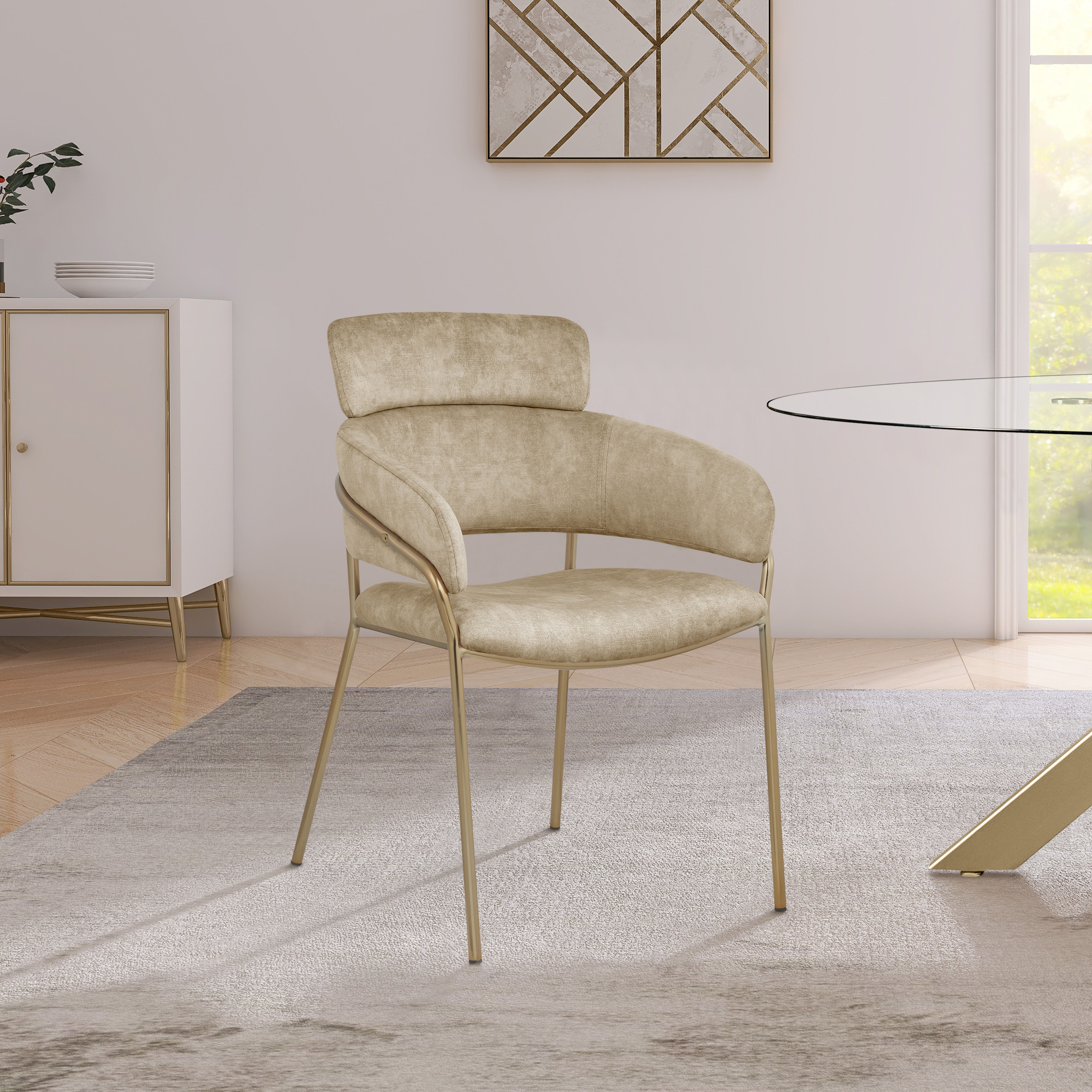 Yara - Dining Chair (Set of 2) - Beige