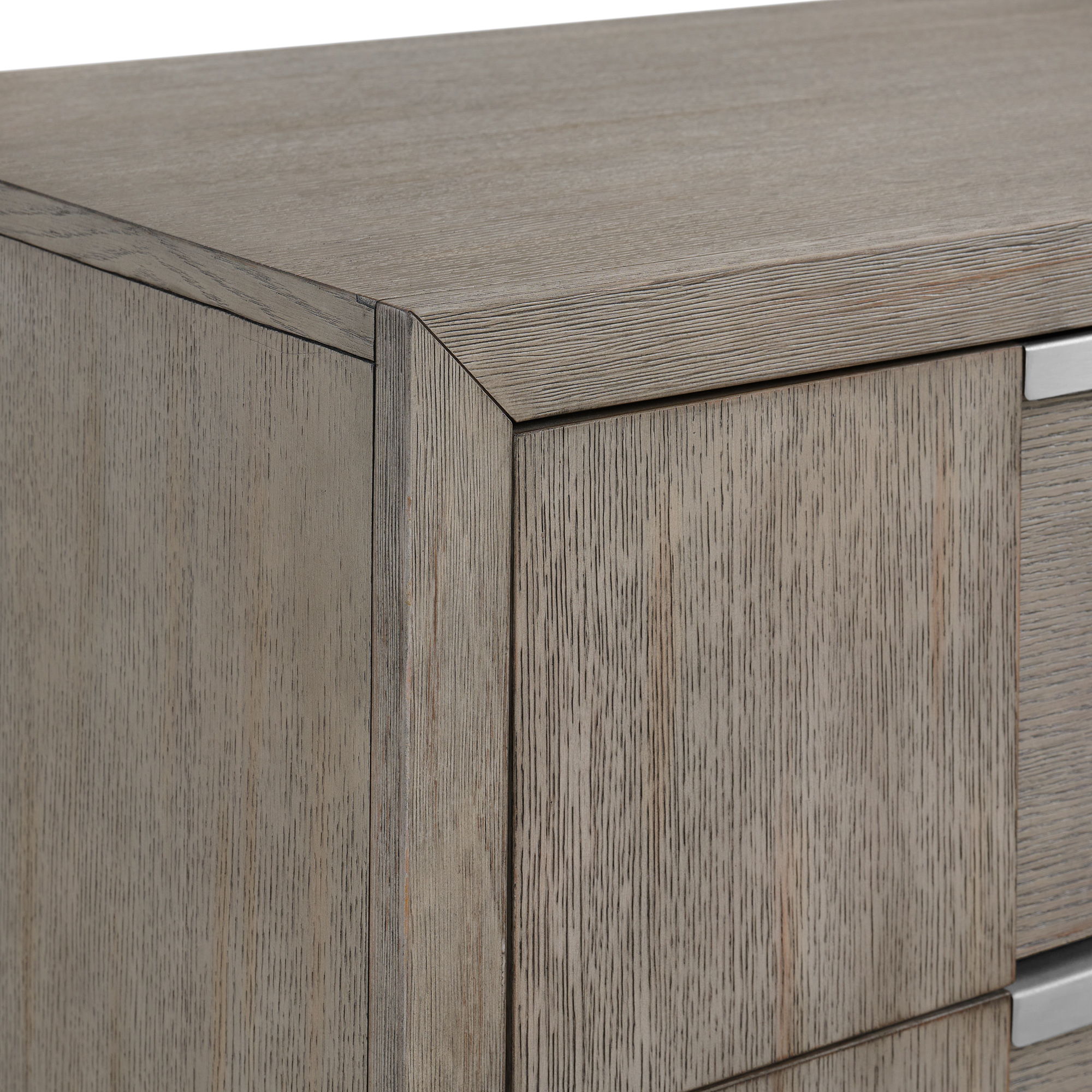 Kelis - Dresser And Mirror Set - Gray