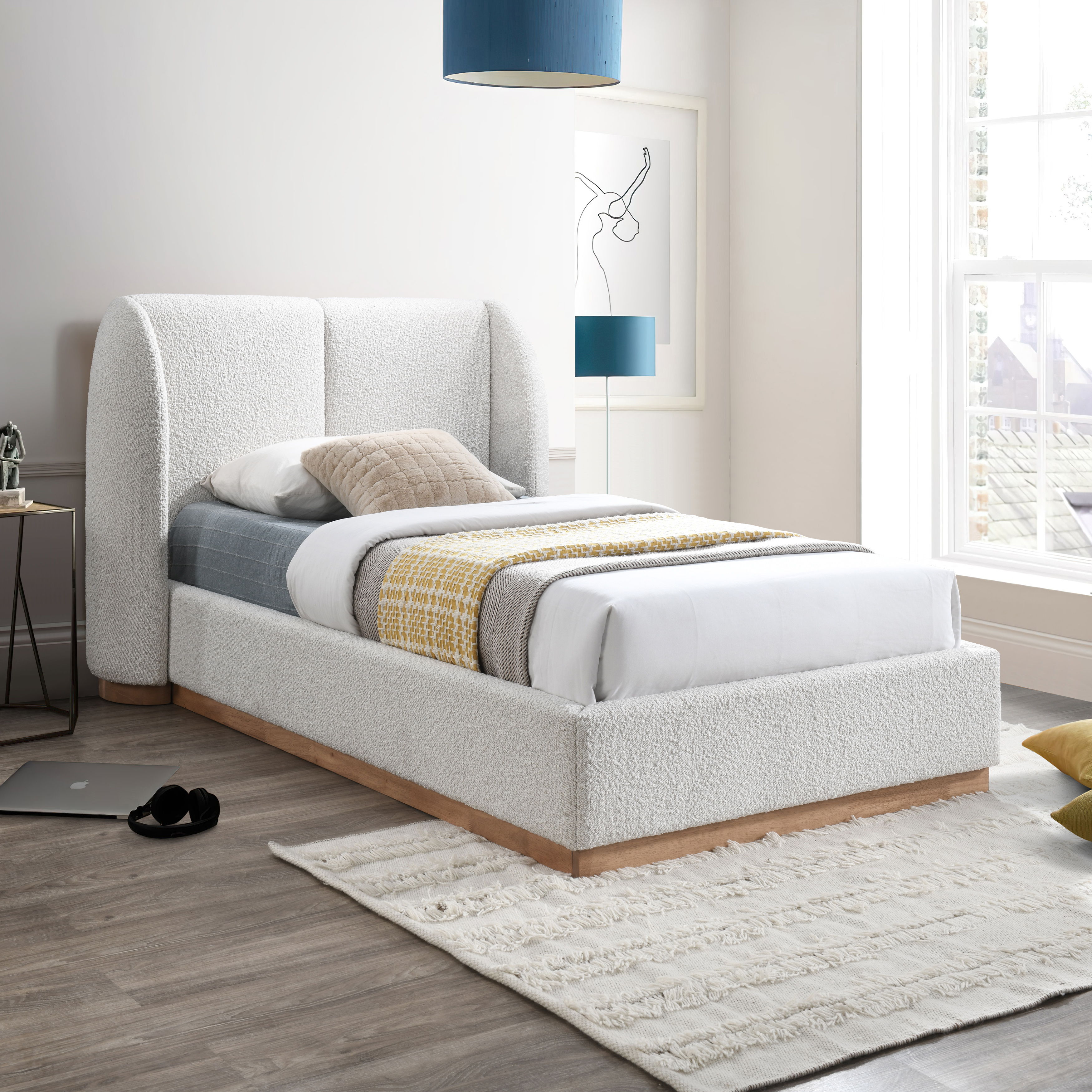 Jardin - Twin Bed - Cream