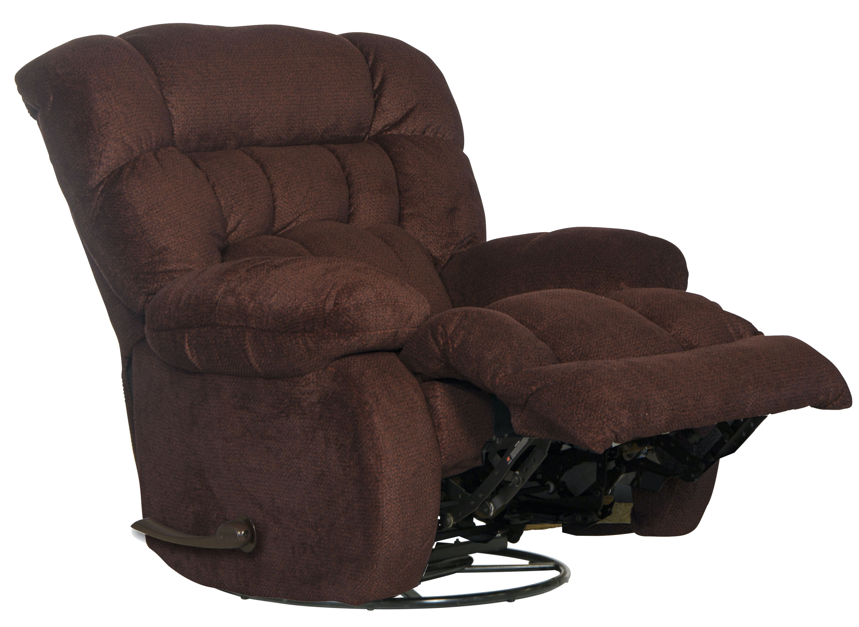 Daly - Chaise Swivel Glider Recliner - Cranapple