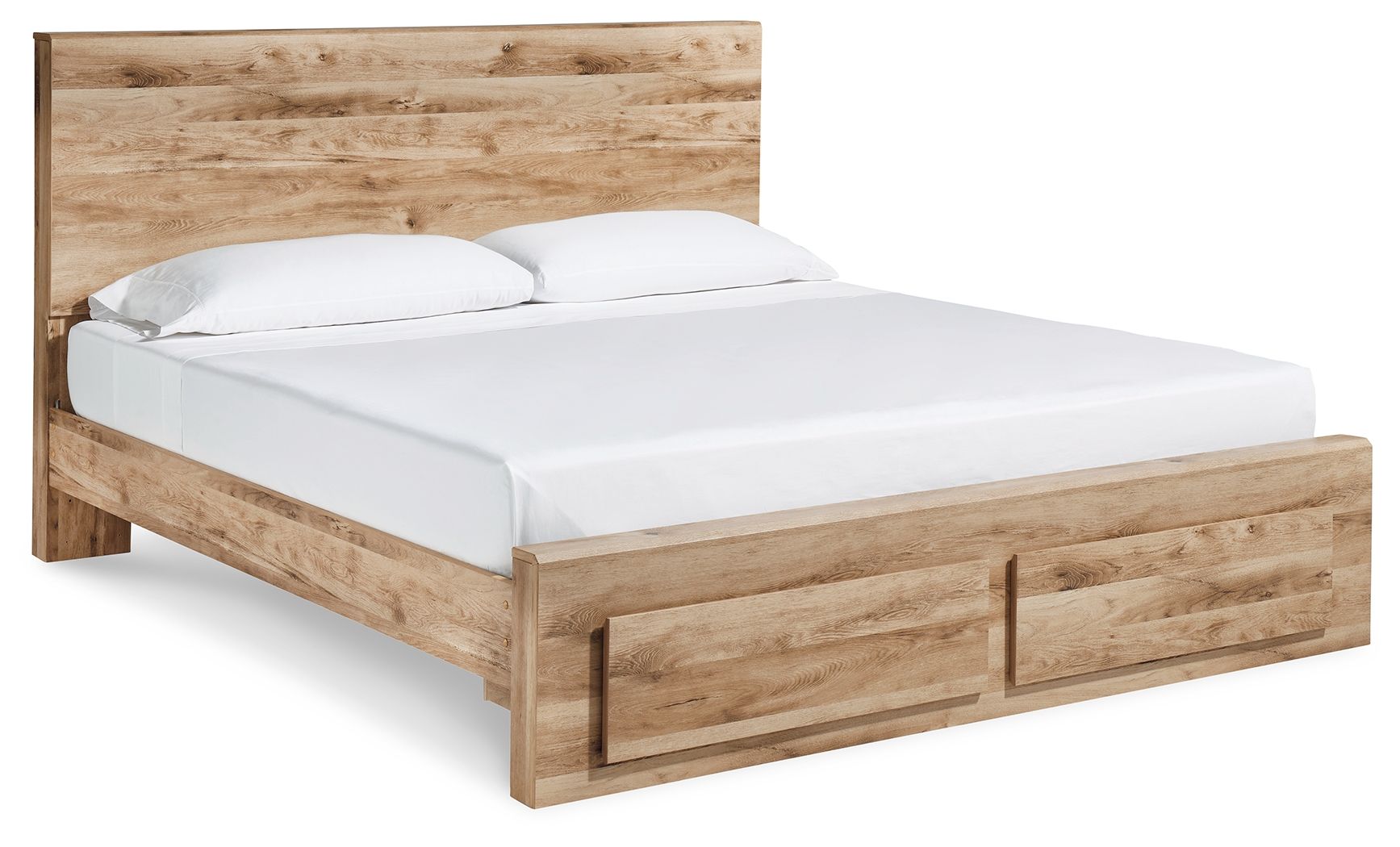 Queen Panel Bed With Footboard Storage