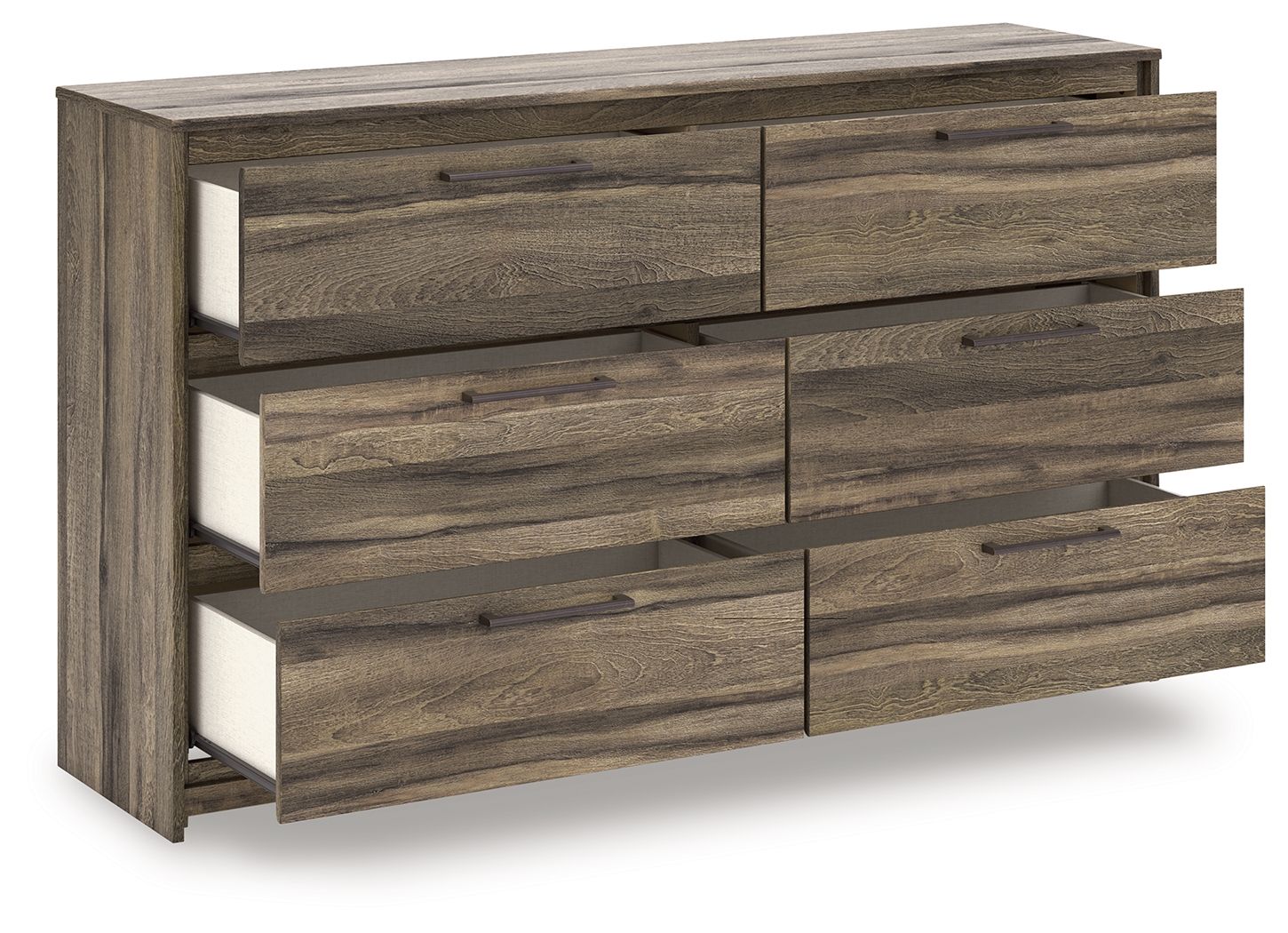 Elbrim - Six Drawer Dresser - Brown