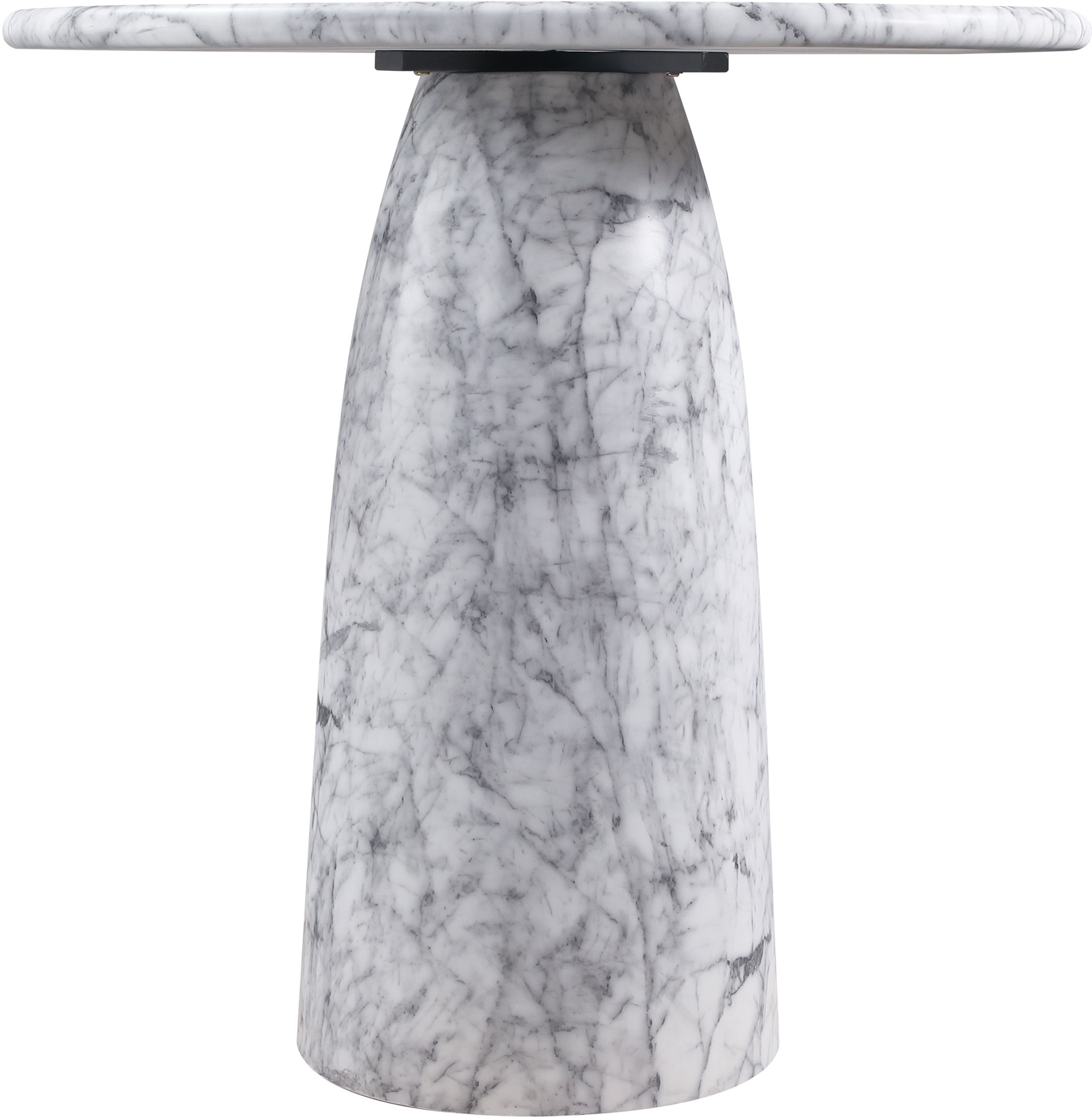 Cosenza - 42" Concrete Indoor / Outdoor Bar Table - White