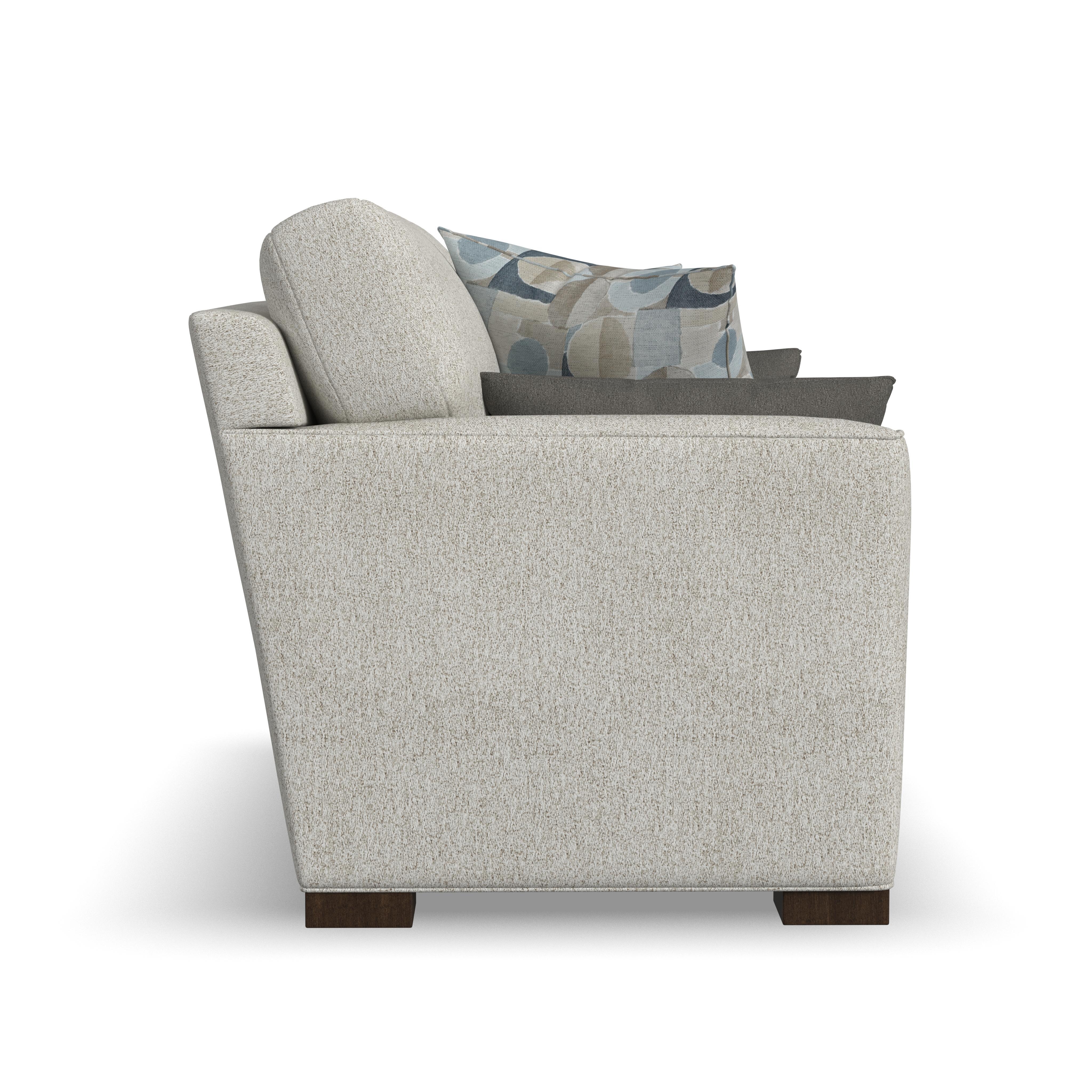 Jasper - Fabric Stationary Loveseat, white, view 7