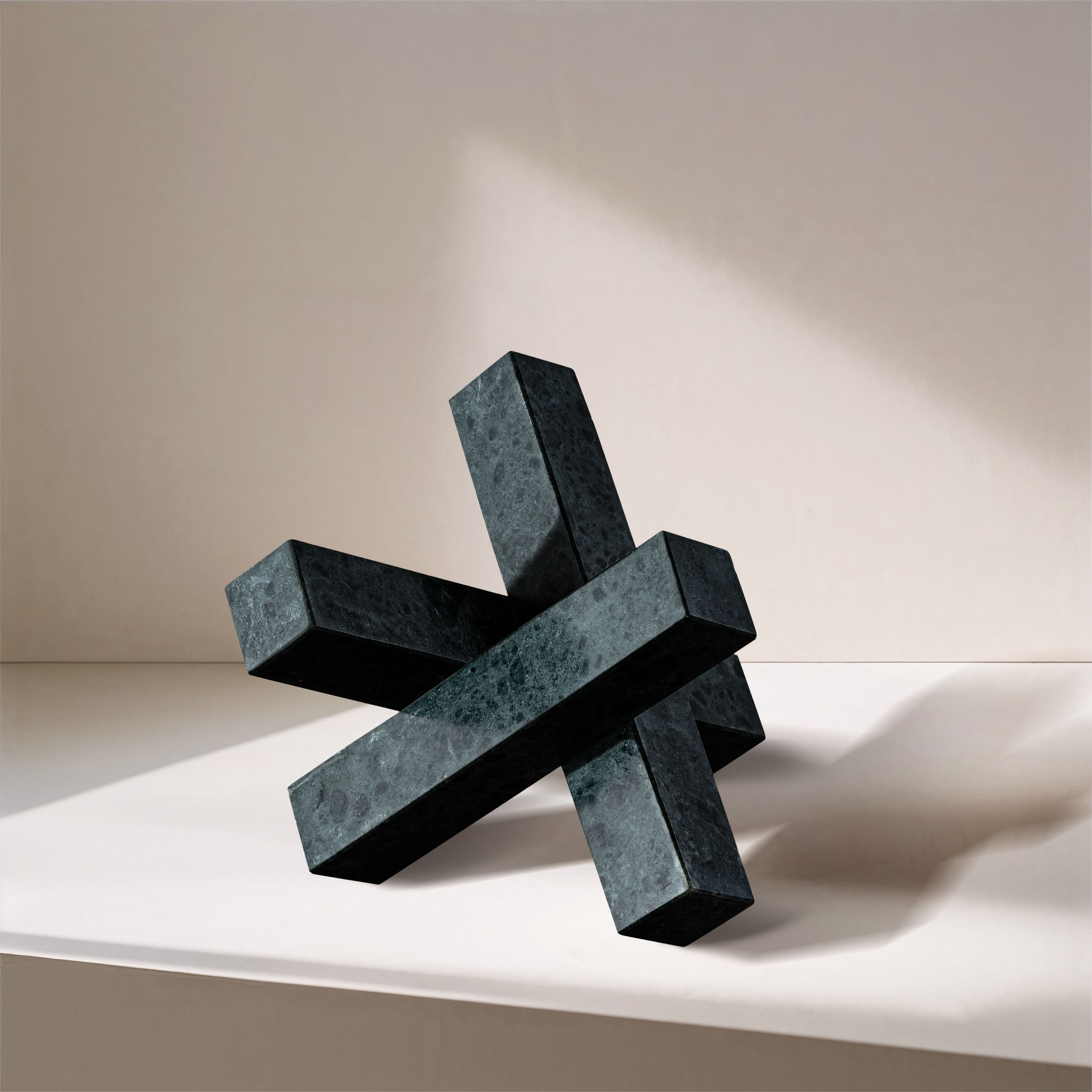 Stix - Marble Decorative Object - Green