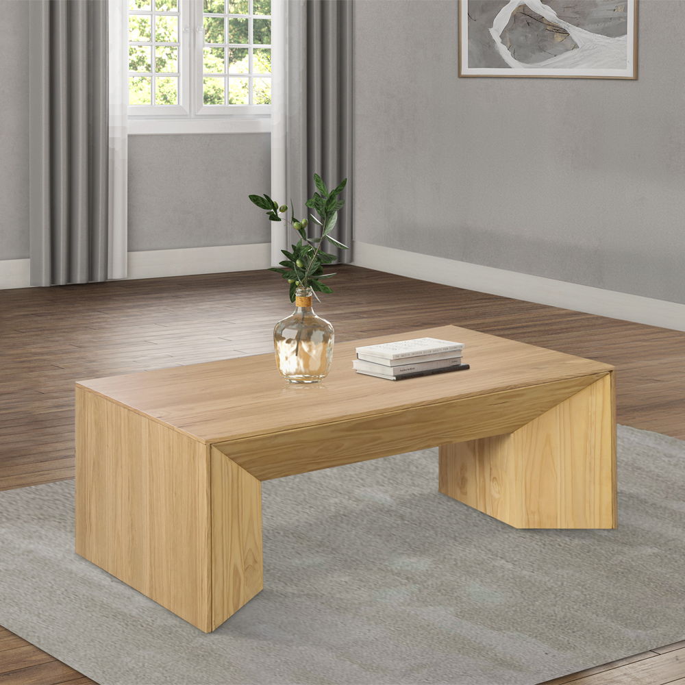 Harold - Coffee Table - Brown, light brown