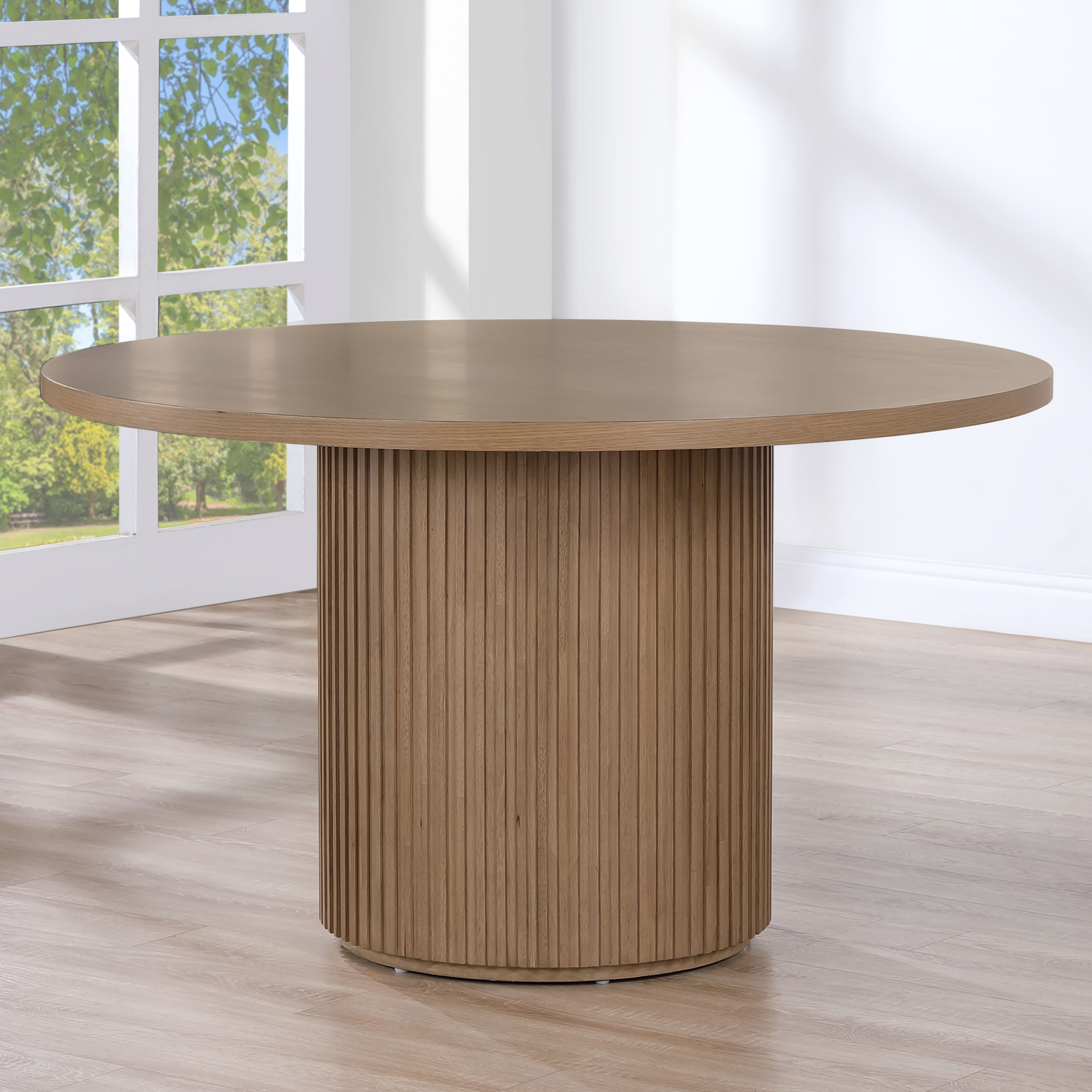 Colvin - Round Dining Table - Brown