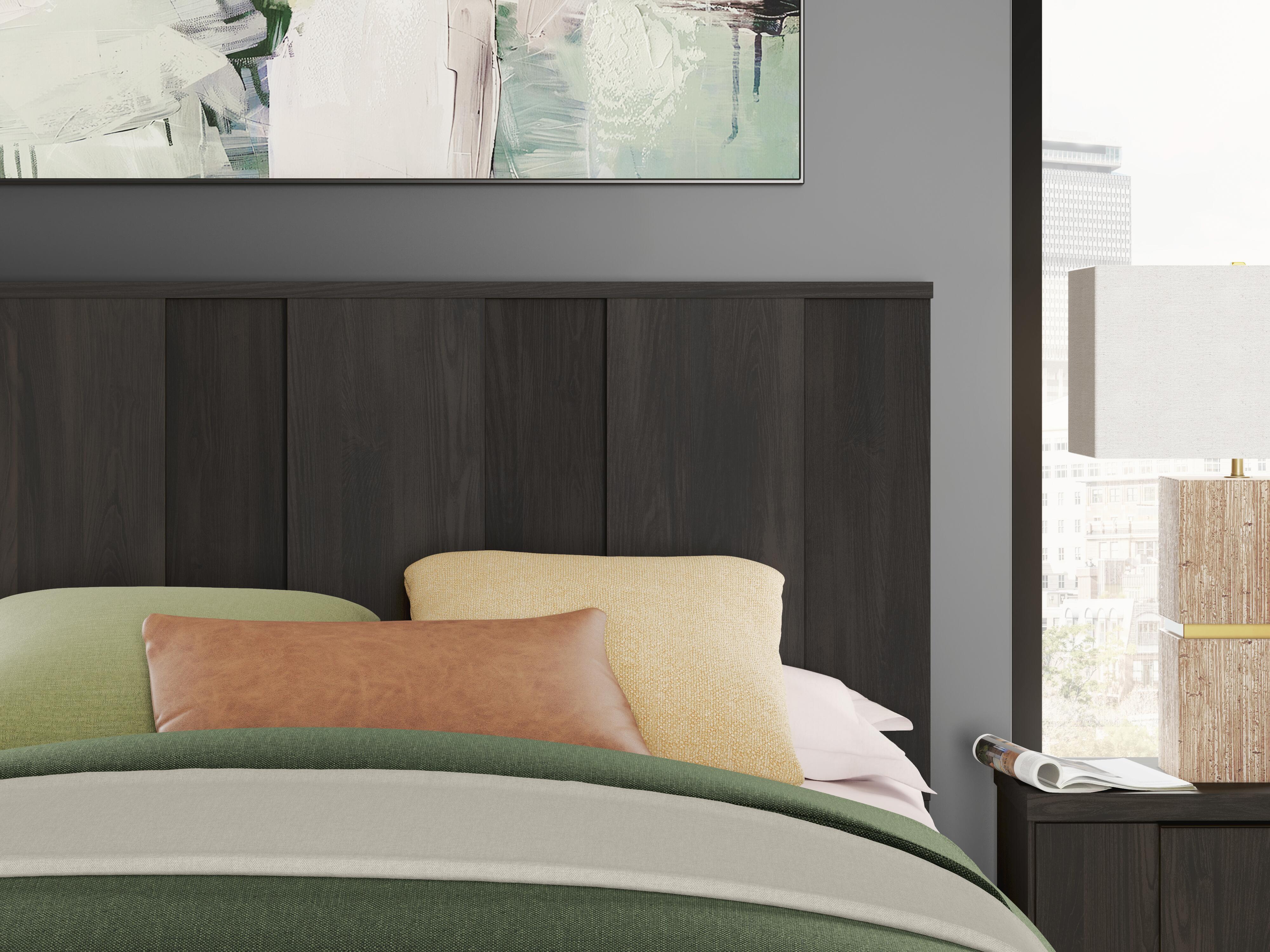 Ashley Furniture Shaehartin - Queen Panel Bed - Dark Brown - Image 9