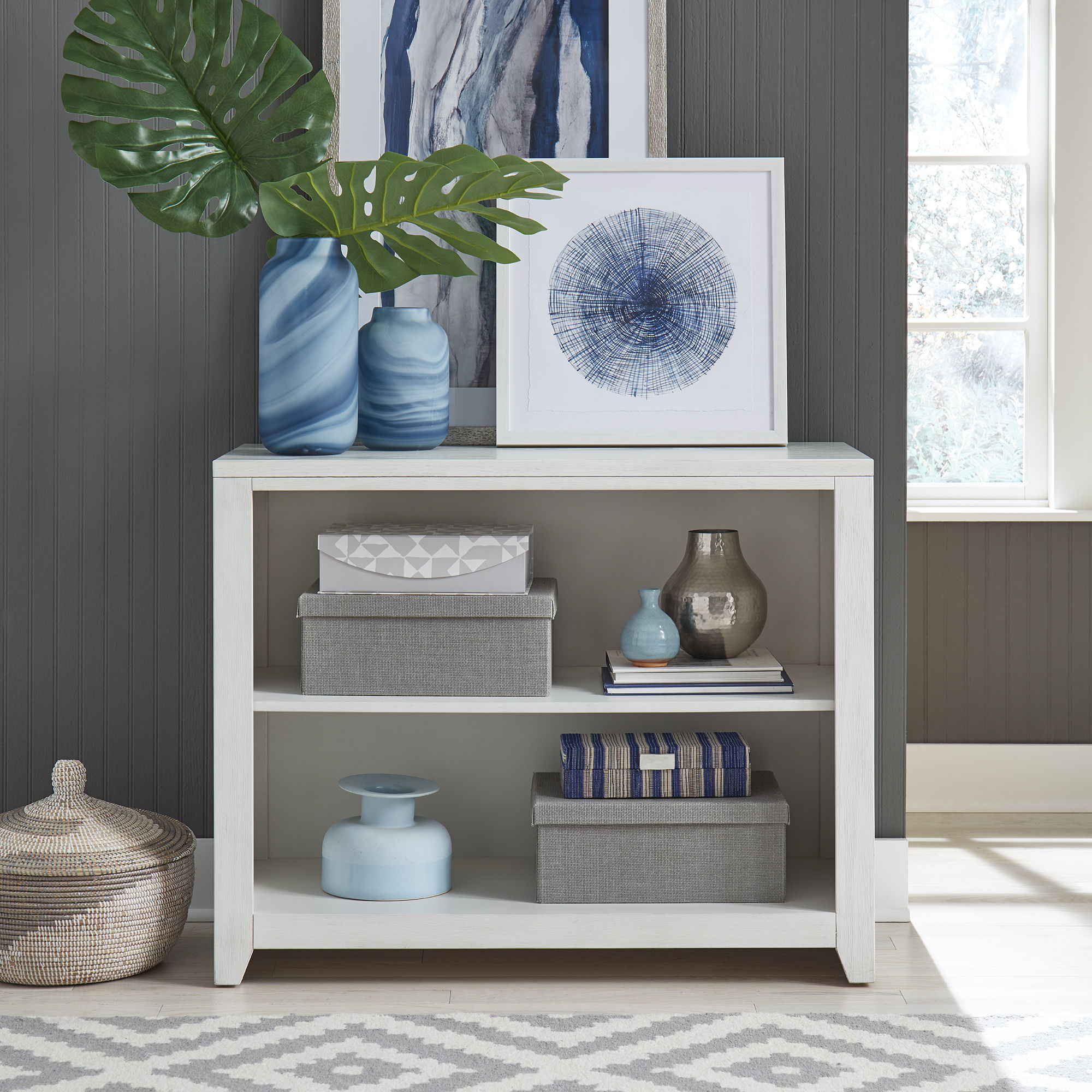 Liberty Furniture Allyson Park - Open Bookcase - White