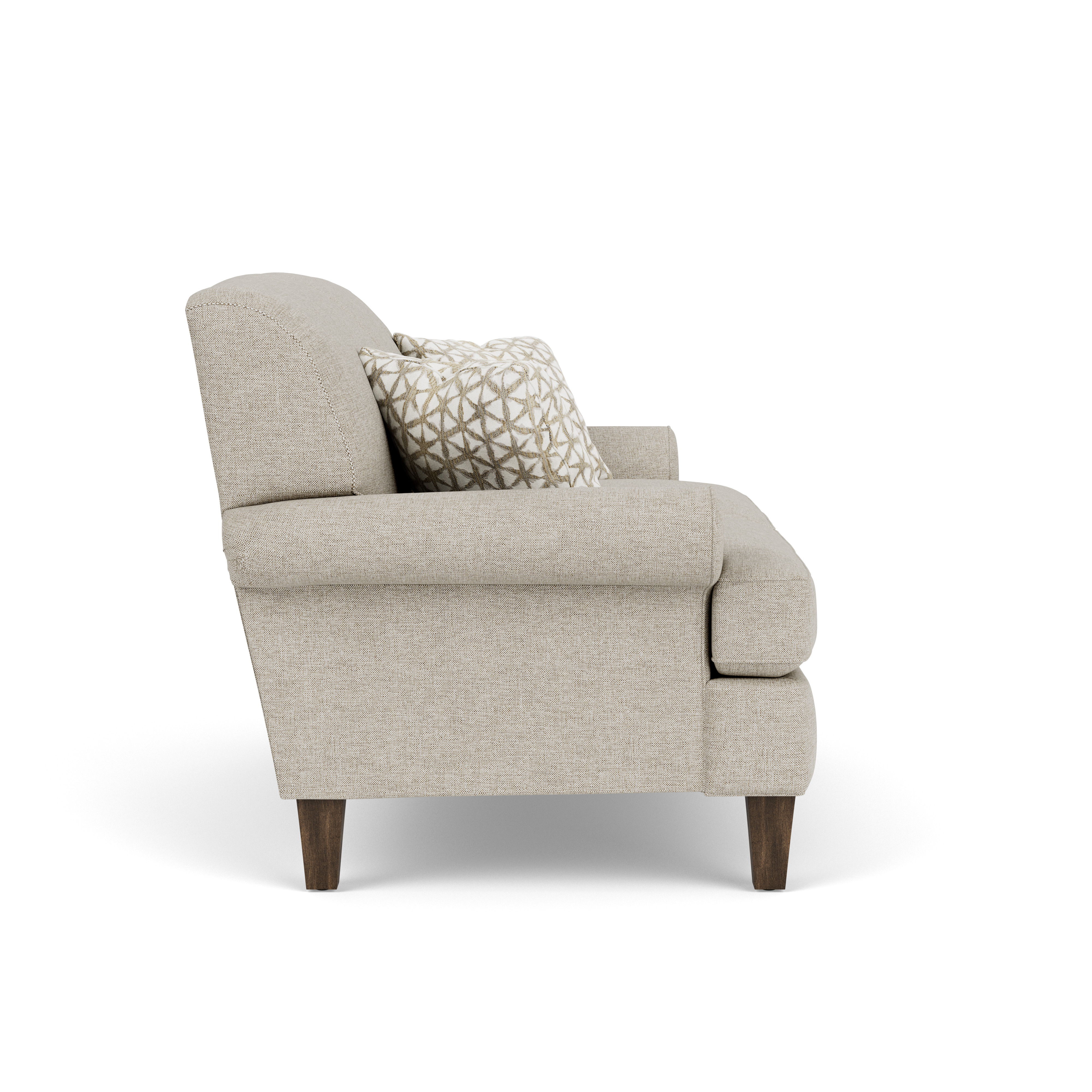 Venture - Fabric Loveseat, white, view 6