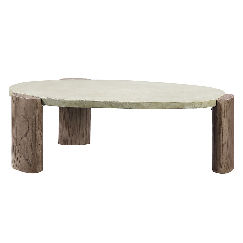 Jacinda - Coffee Table - Weathered Gray & Oak, green, view 7