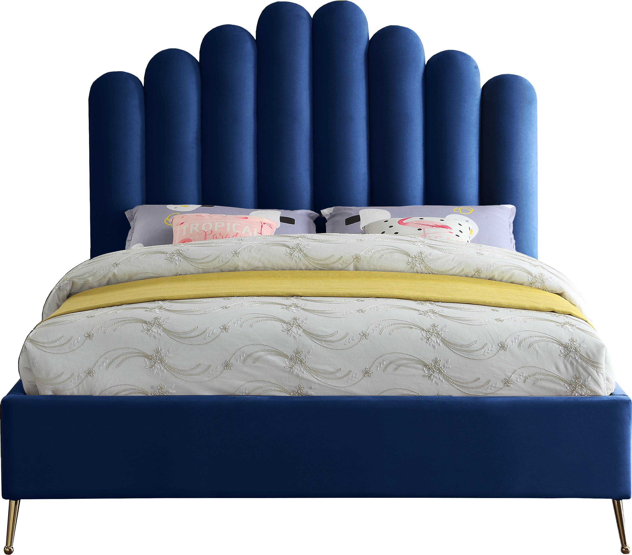 Lily - Queen Bed - Navy