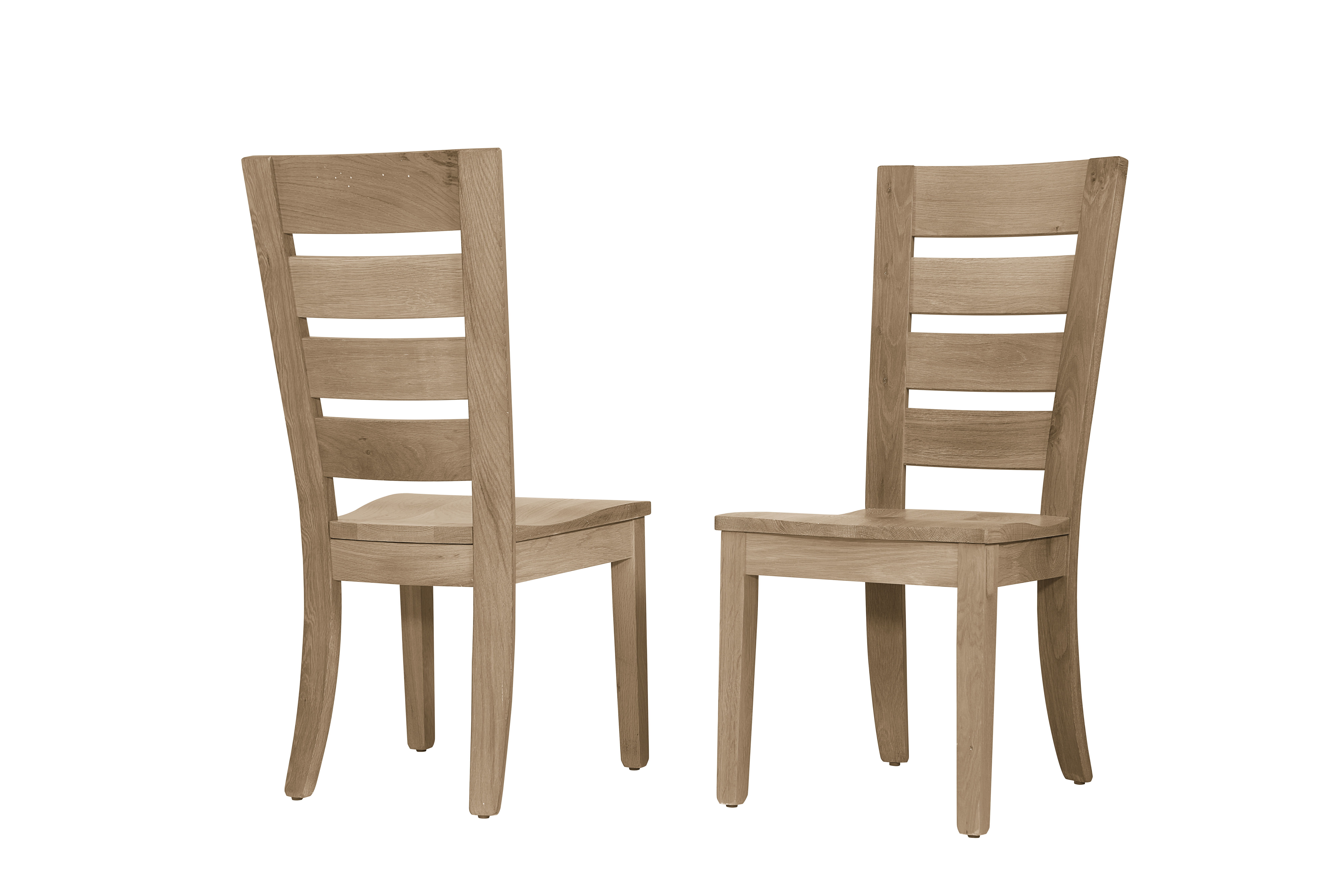 Vaughan-Bassett Dovetail - Horizontal Slat Dining Chair - Bleached White