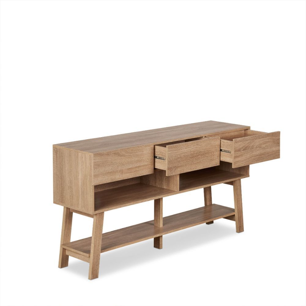 Ariza - TV Stand - Rustic Natural, beige, view 3