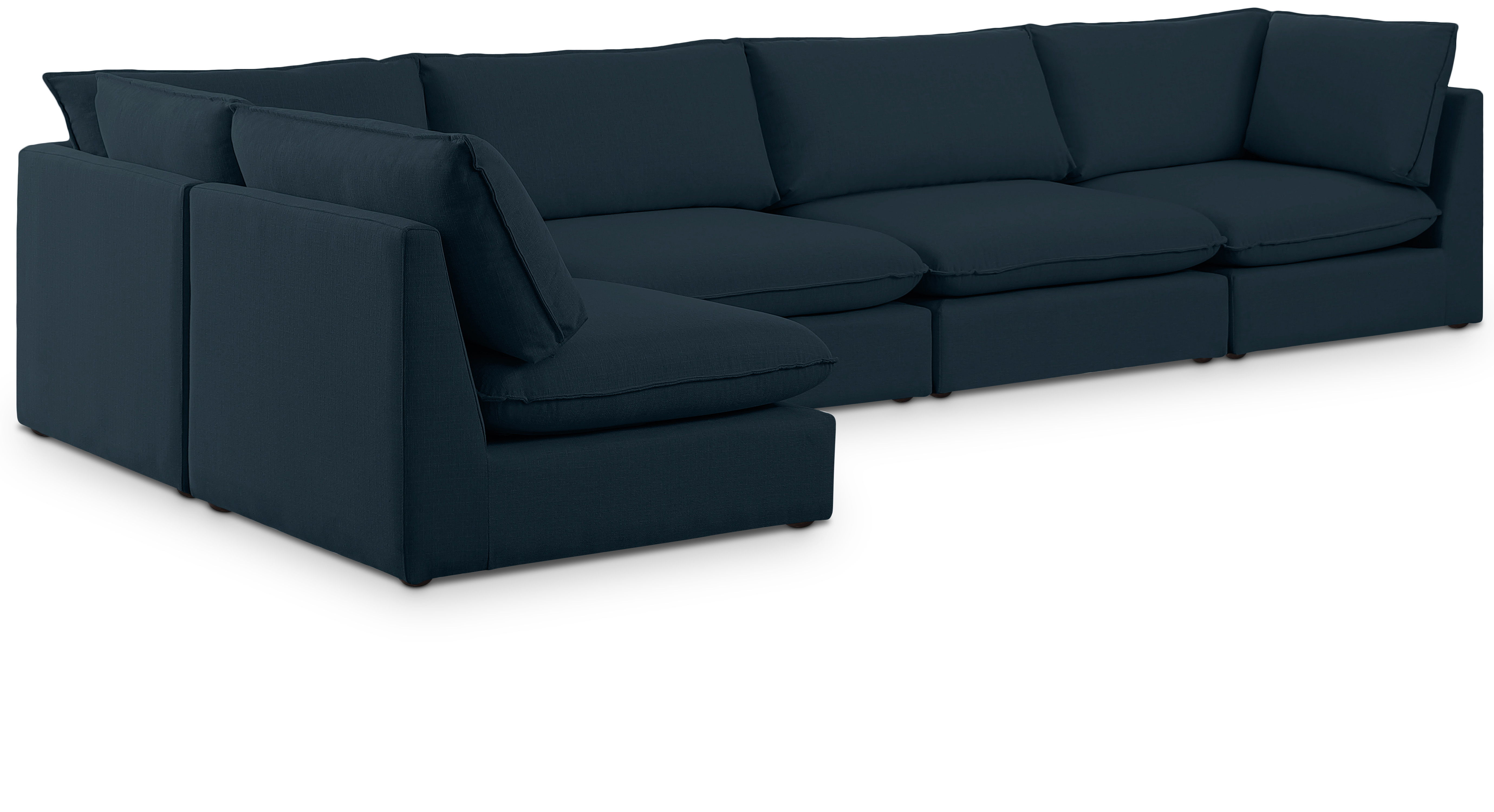 Mackenzie - 5 Piece Modular Sectional - Navy