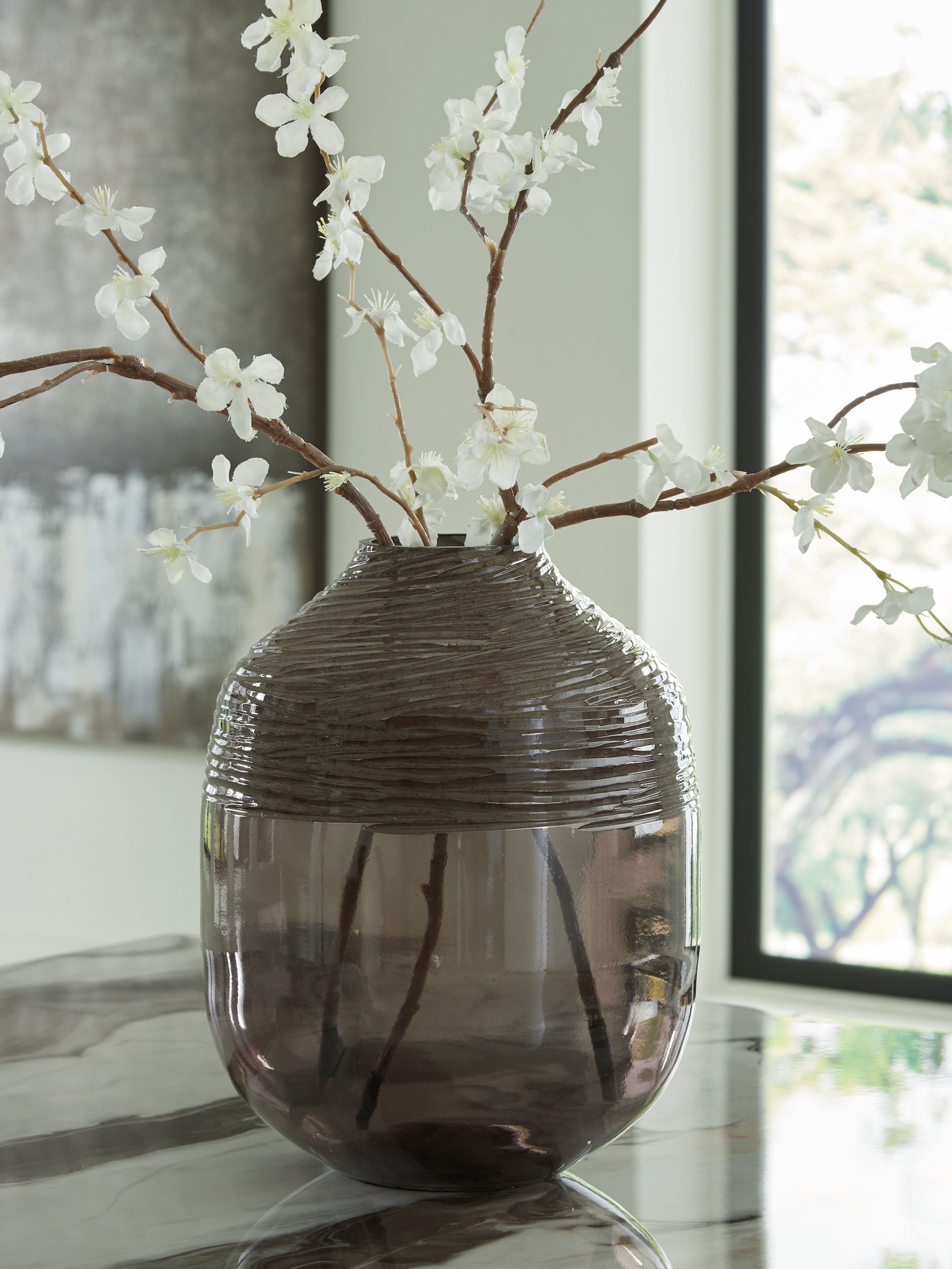 Harpwick - Vase - 11.5" - Iridescent Gray