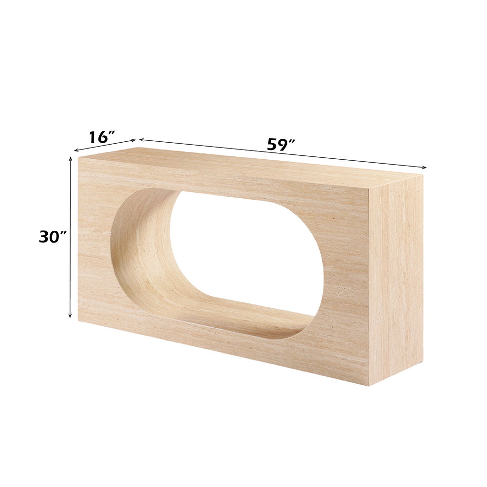 Inca - Console Table - Beige, beige, view 3