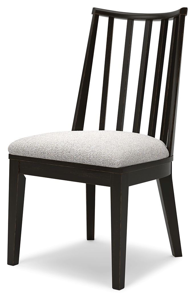 Ashley Furniture Galliden - Dining Upholstered Side Chair (Set of 2) - Black - Image 3