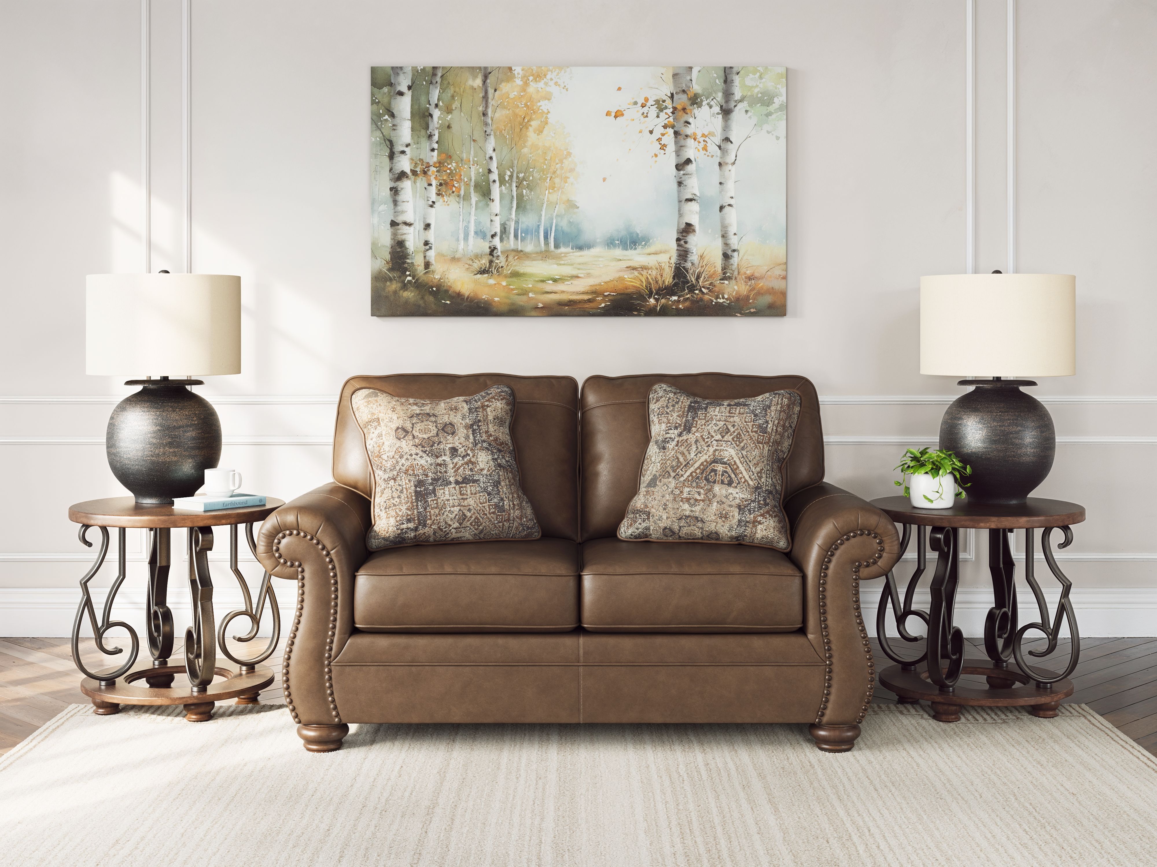 Ashley Furniture Chasemore - Loveseat - Earth - Image 2