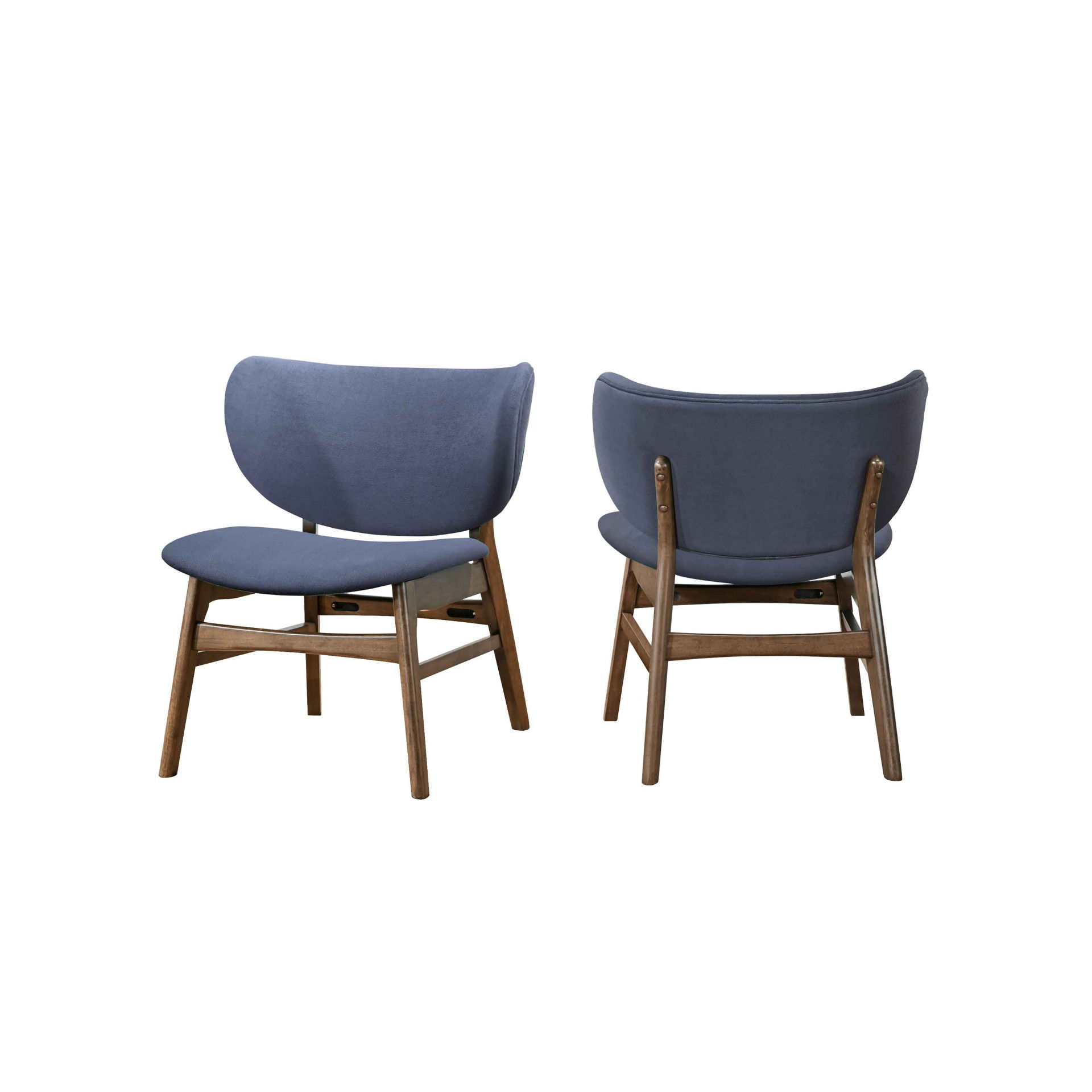 Adler - Upholstered Lounge Chair - Blue, blue, view 7