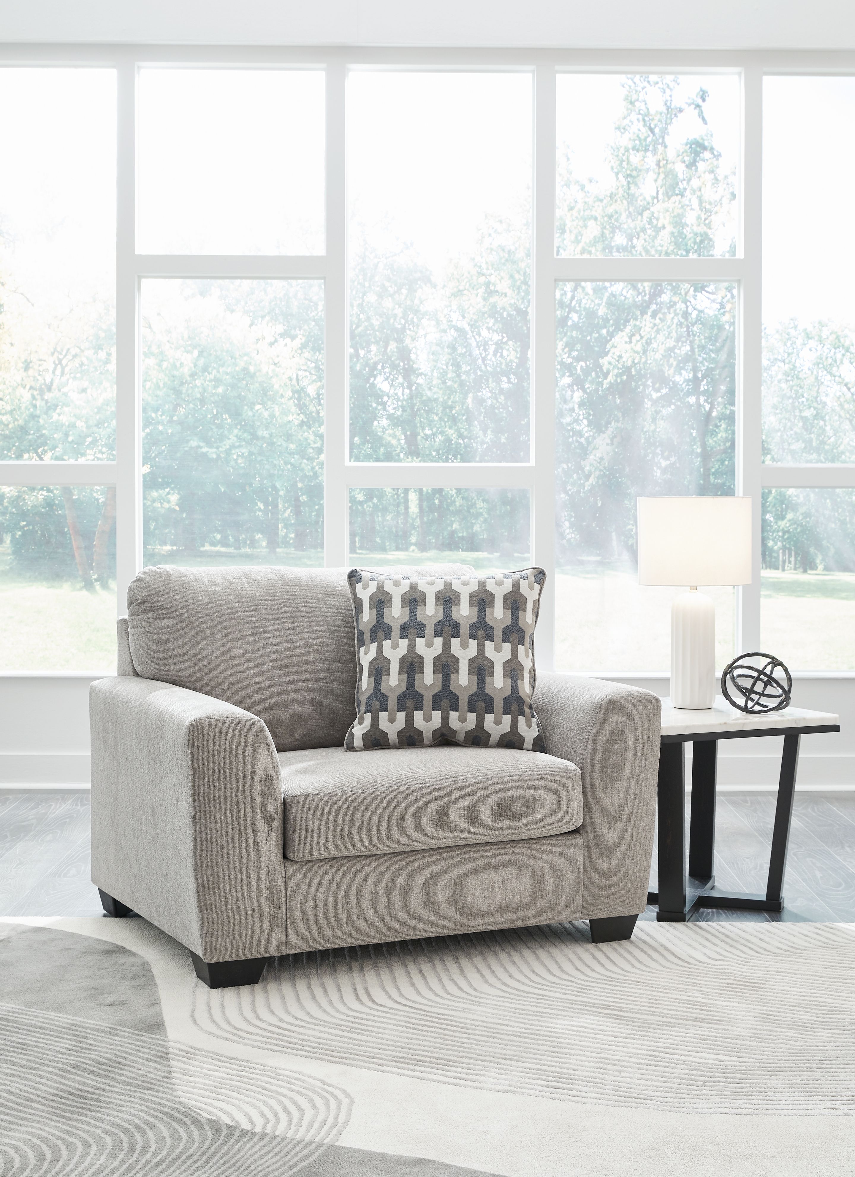 Avenal Park - 2 Pc. - Chair And A Half, Ottoman - Flannel